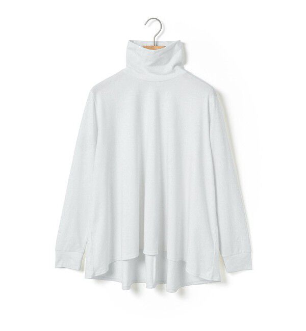 MidiUmi「MidiUmi ハイネックフレアプルオーバー」|Tシャツ・カットソー|ライトグレー