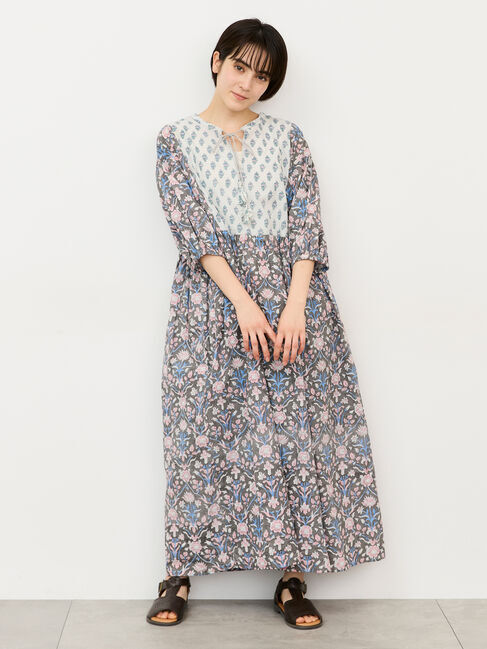 Samansa Mos2「インド総柄アソートワンピース」|ワンピース|