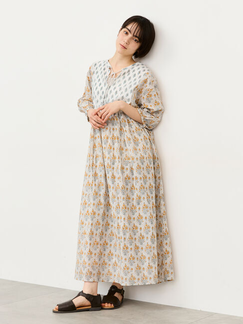 Samansa Mos2「インド総柄アソートワンピース」|ワンピース|