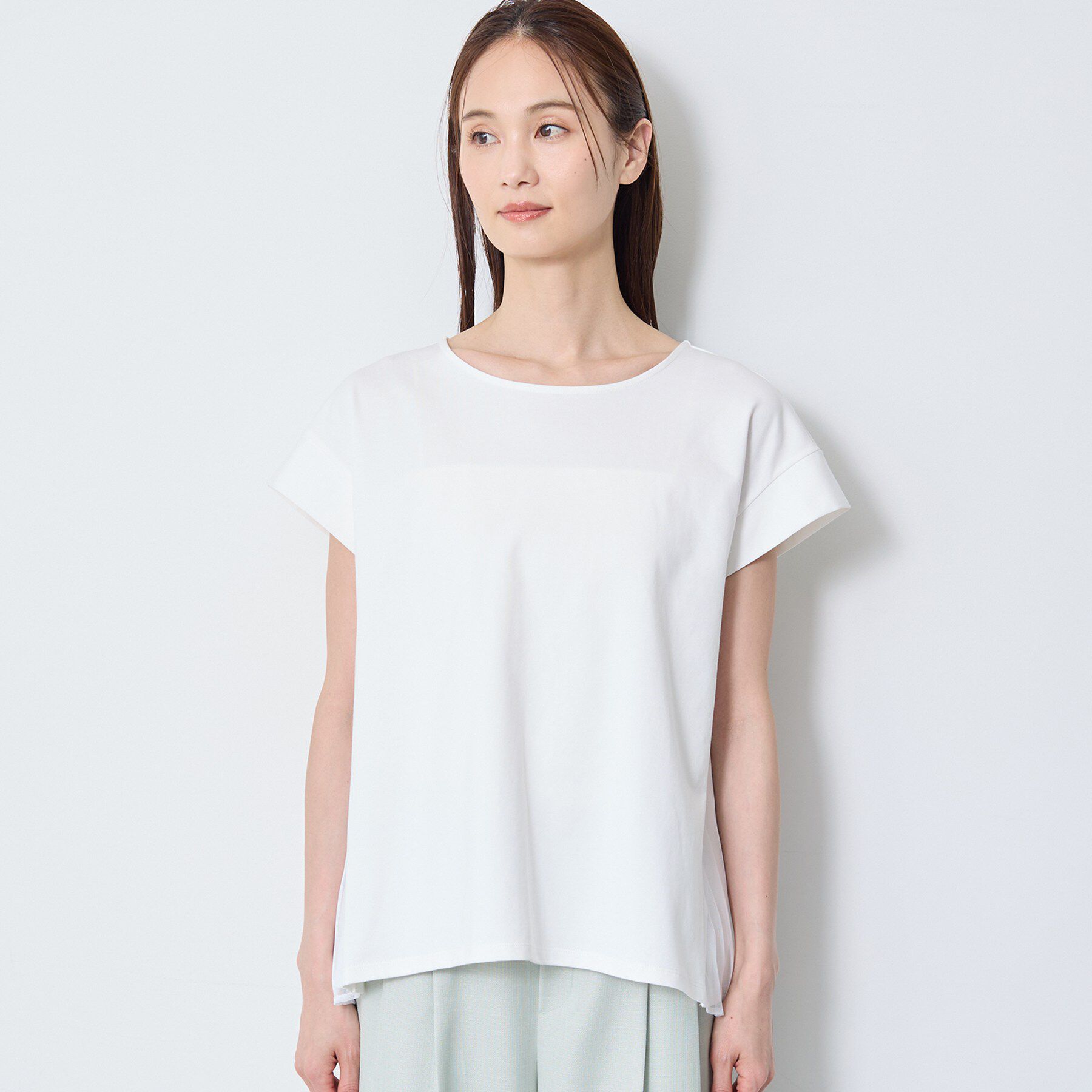 Reflect「チュール&times;ジャージチュニックトップス」|チュニック|