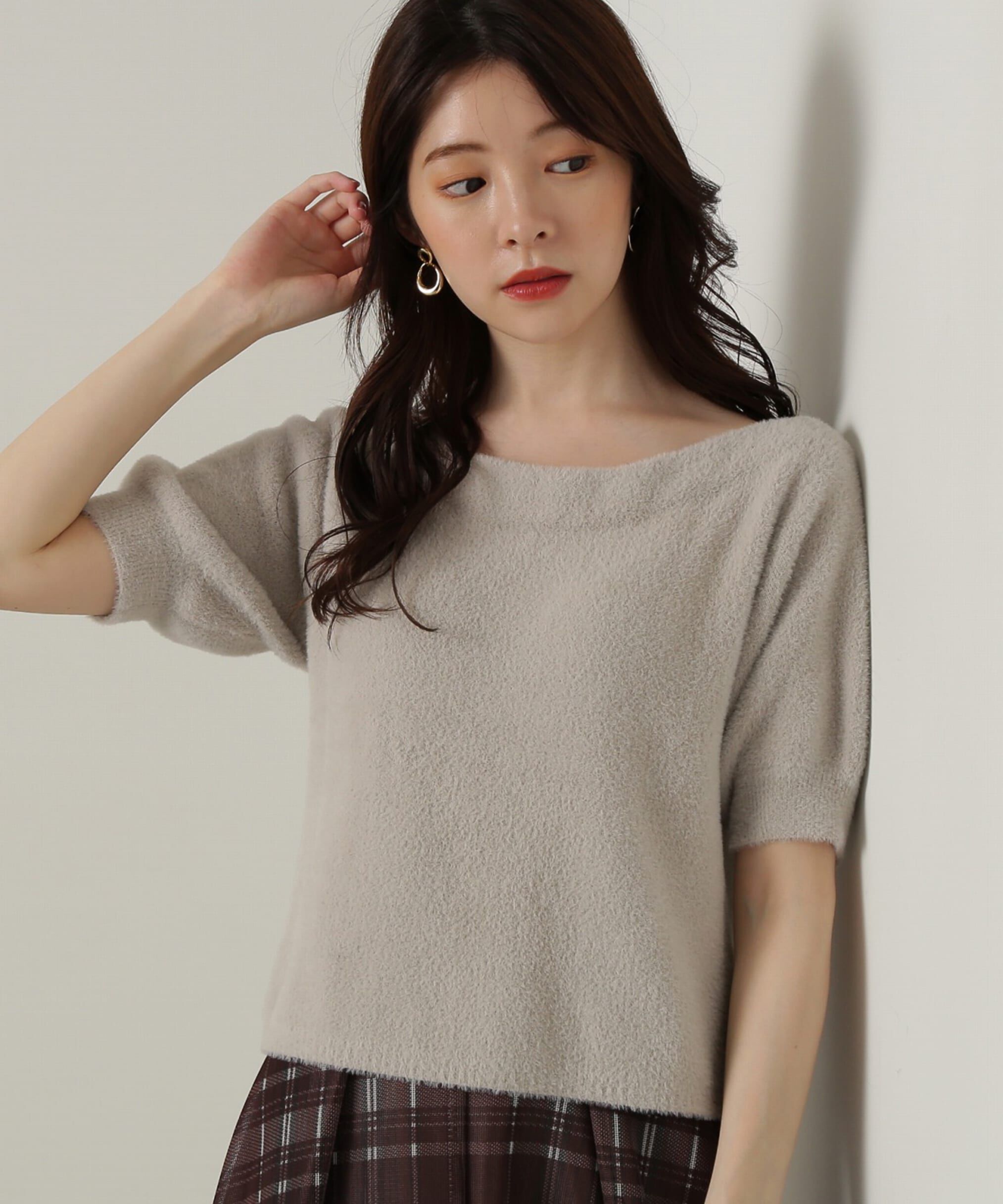 PROPORTION BODY DRESSING「ミニフェザーニット24AW」|ニット・セーター|