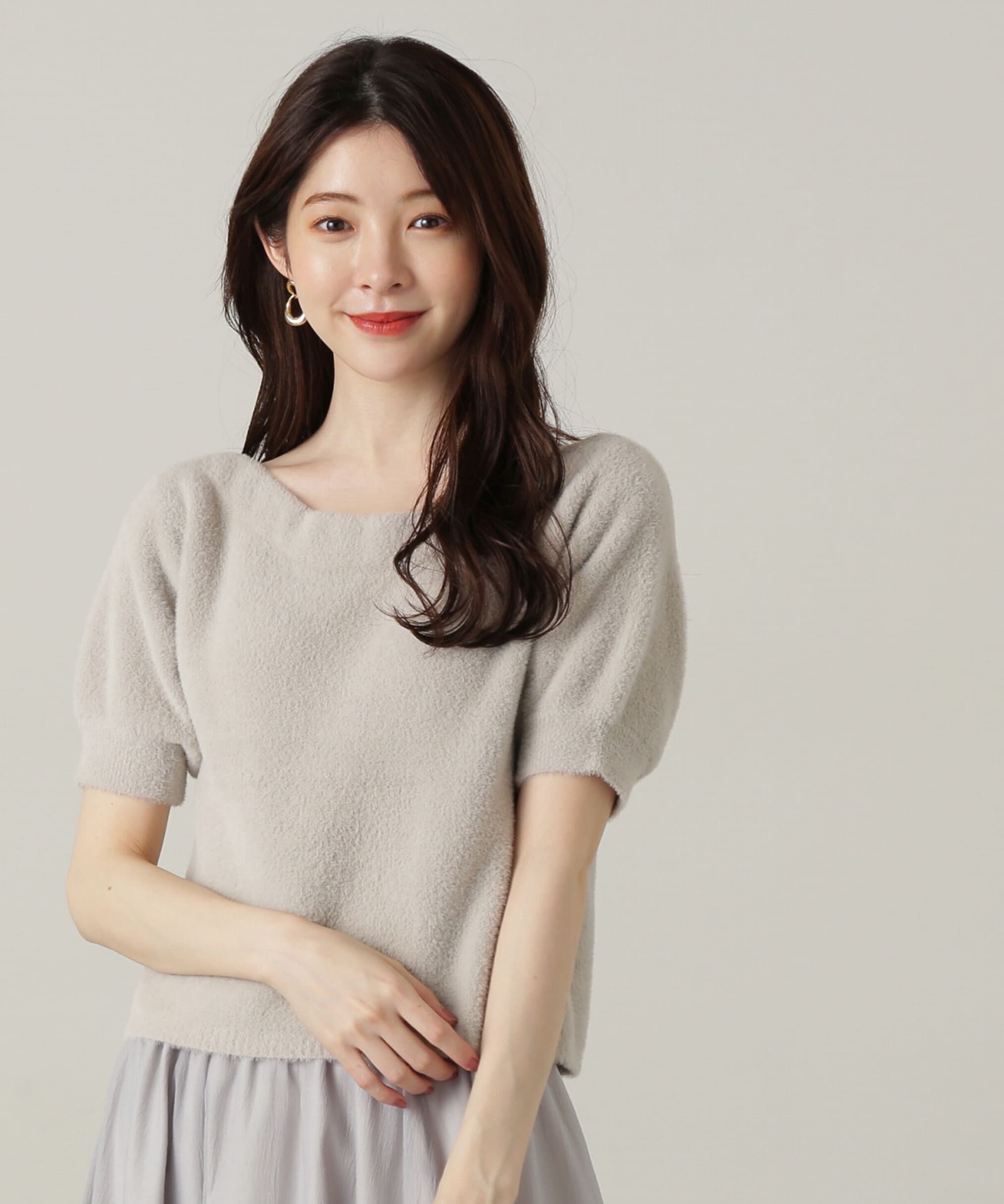 PROPORTION BODY DRESSING「ミニフェザーニット24AW」|ニット・セーター|