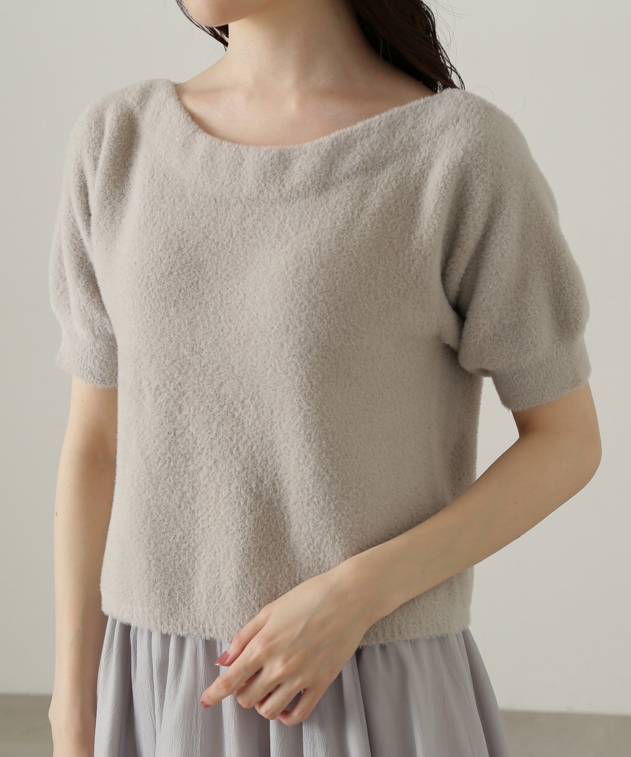 PROPORTION BODY DRESSING「ミニフェザーニット24AW」|ニット・セーター|