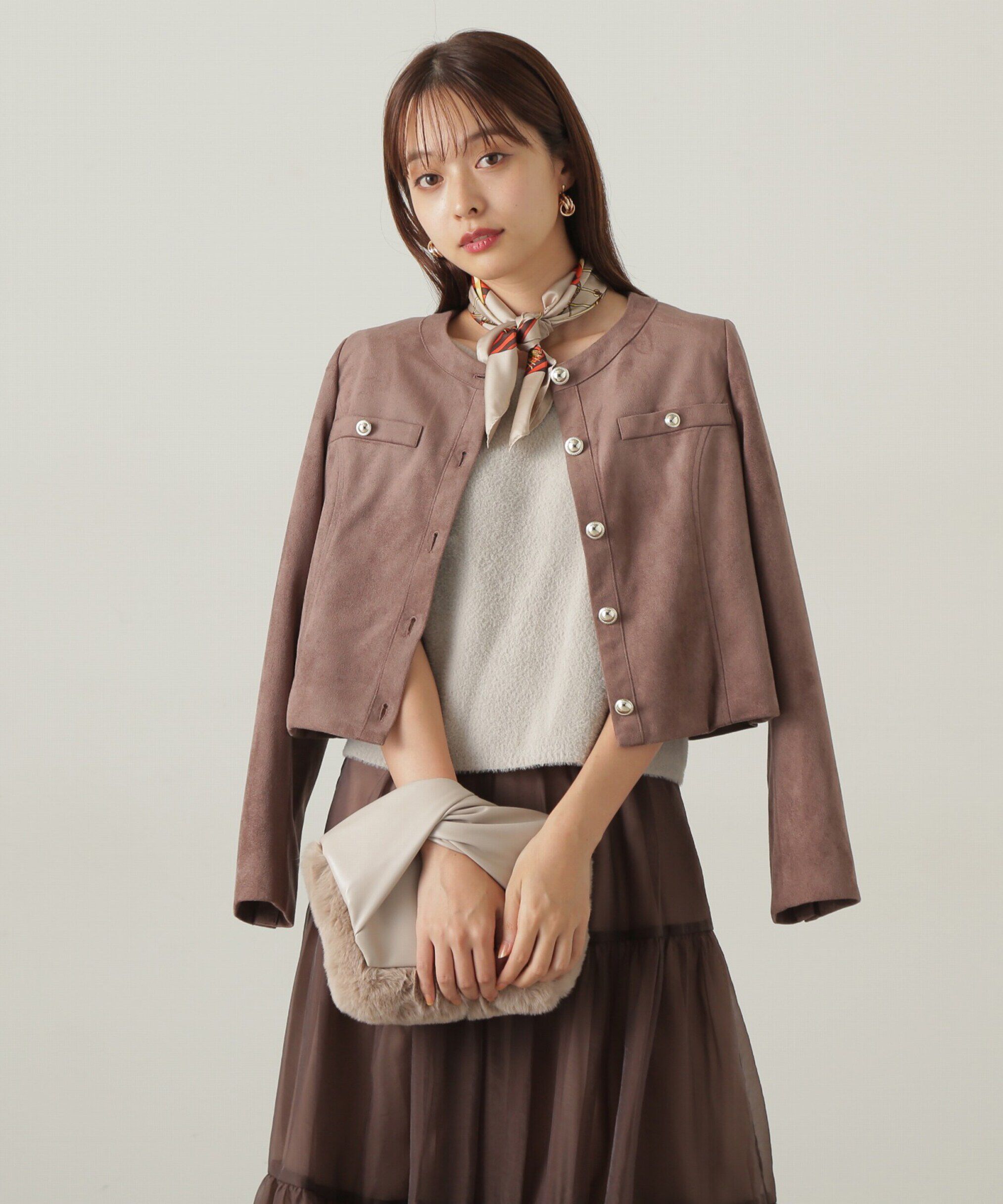 PROPORTION BODY DRESSING「ミニフェザーニット24AW」|ニット・セーター|