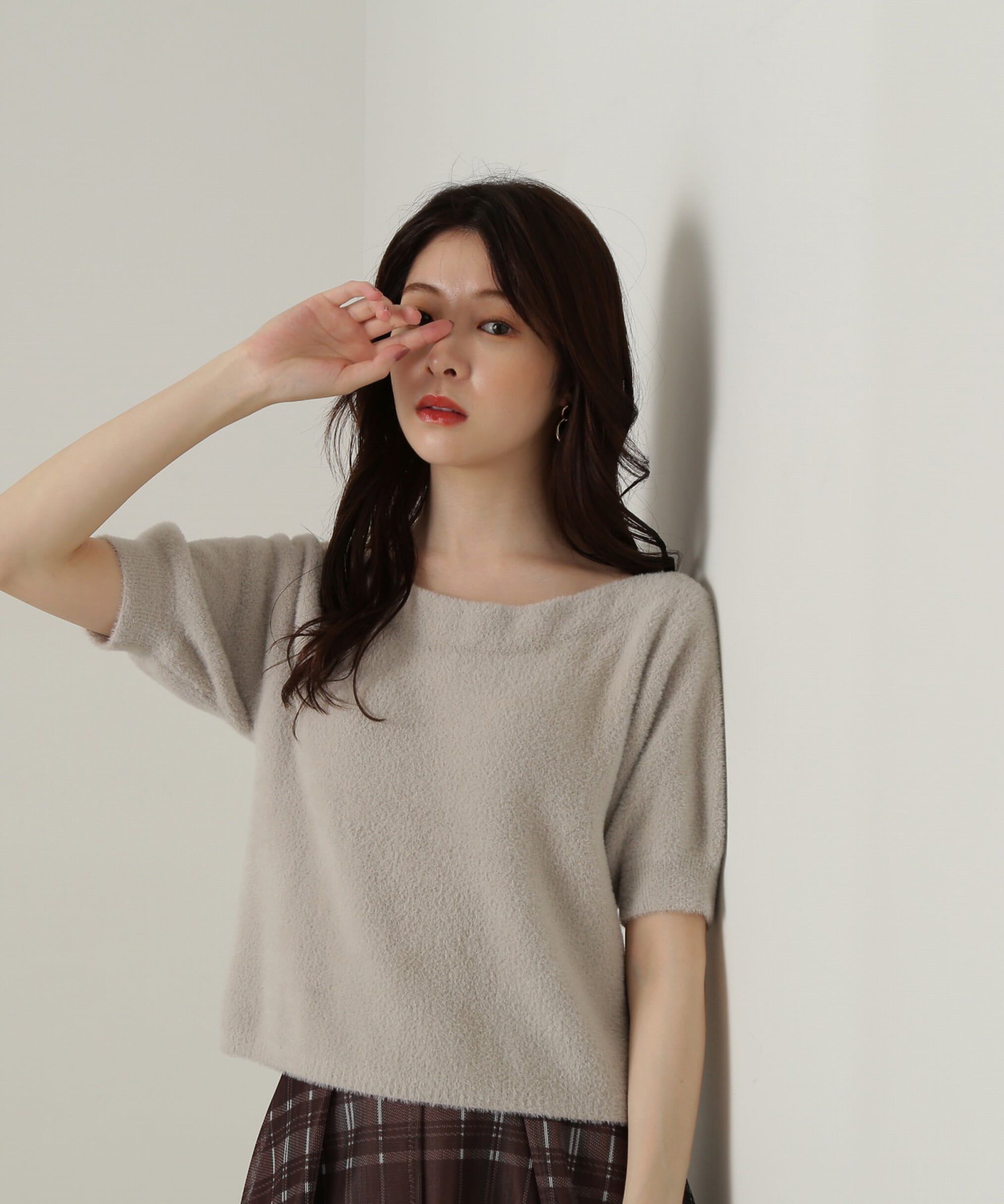 PROPORTION BODY DRESSING「ミニフェザーニット24AW」|ニット・セーター|