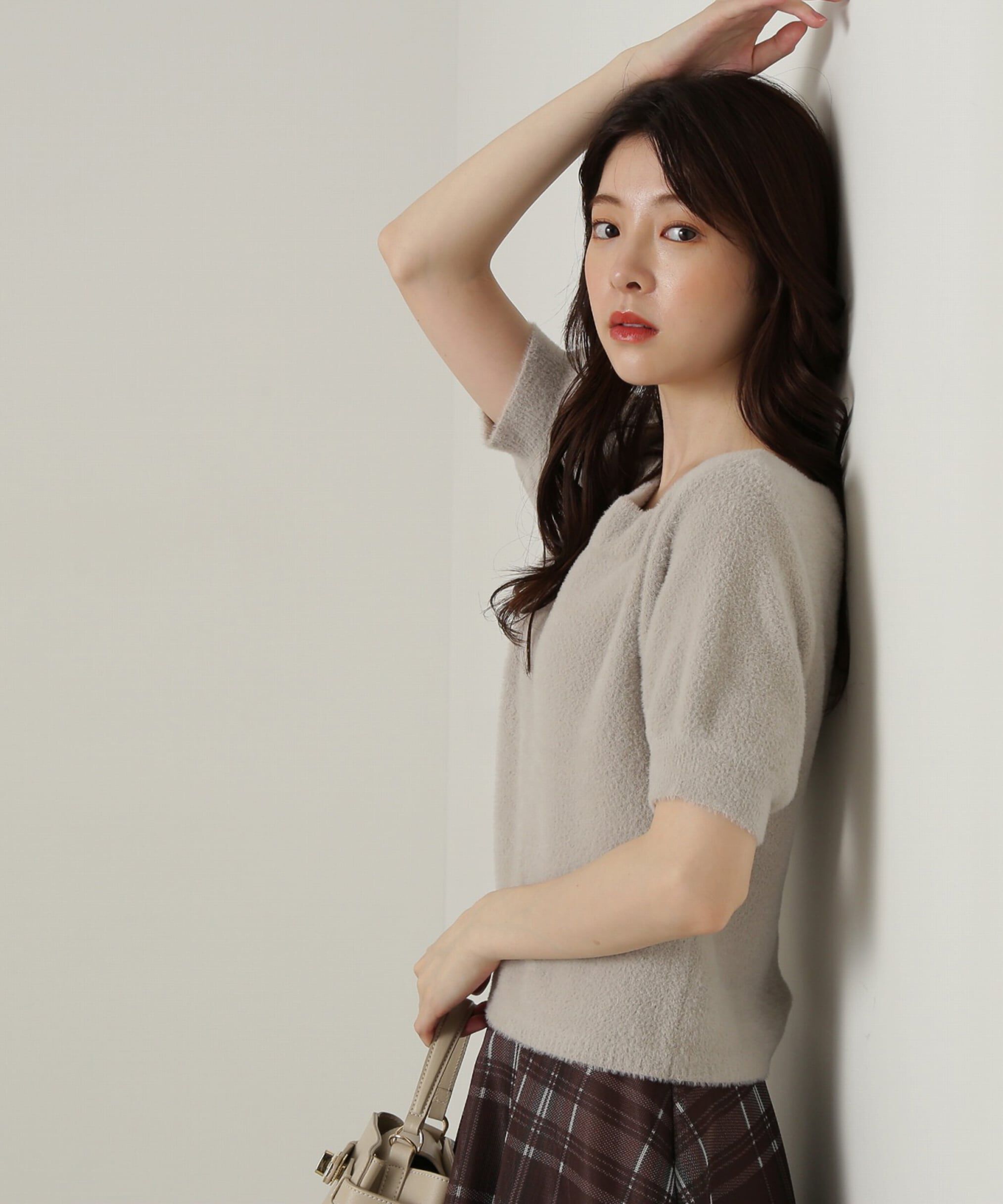 PROPORTION BODY DRESSING「ミニフェザーニット24AW」|ニット・セーター|