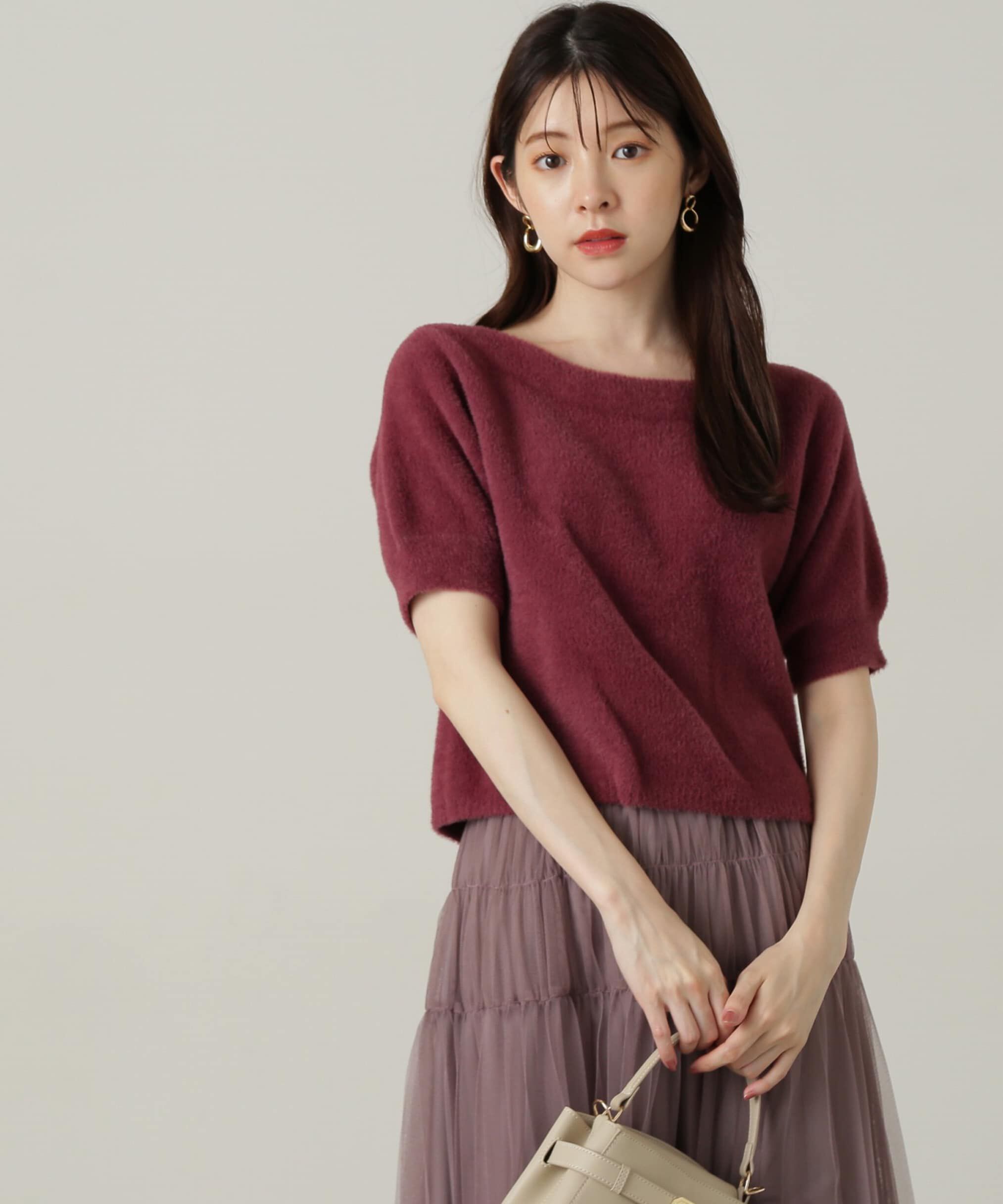 PROPORTION BODY DRESSING「ミニフェザーニット24AW」|ニット・セーター|