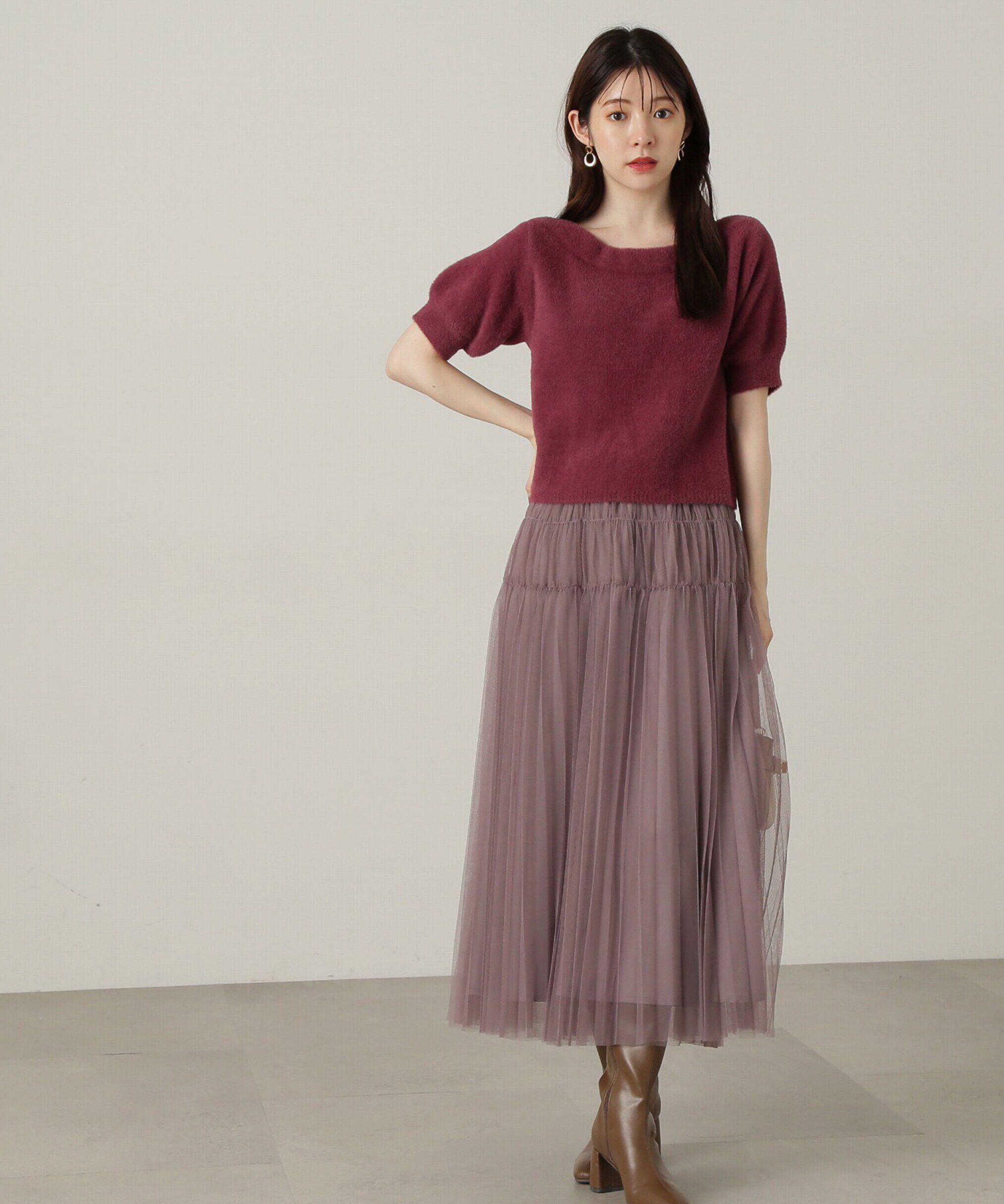 PROPORTION BODY DRESSING「ミニフェザーニット24AW」|ニット・セーター|