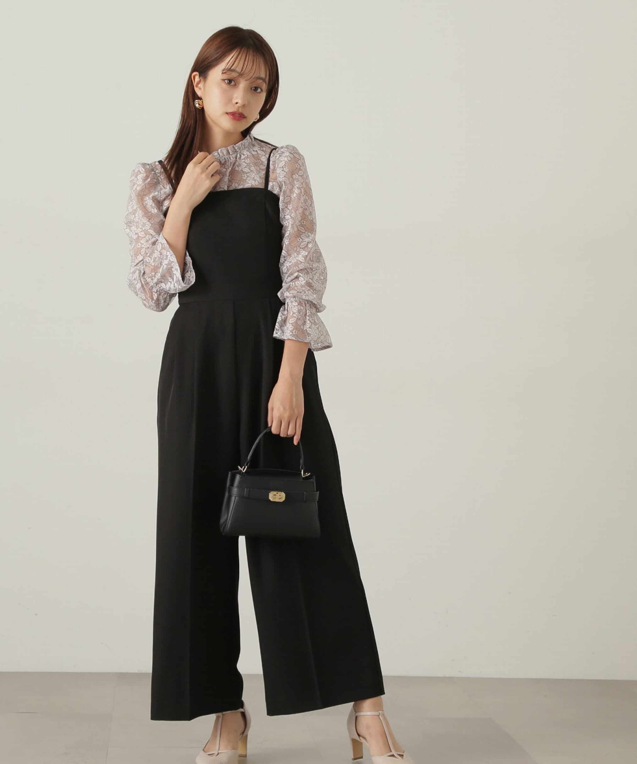 PROPORTION BODY DRESSING「2wayレースペプラムセットアップ　24AW」|ワンピース|