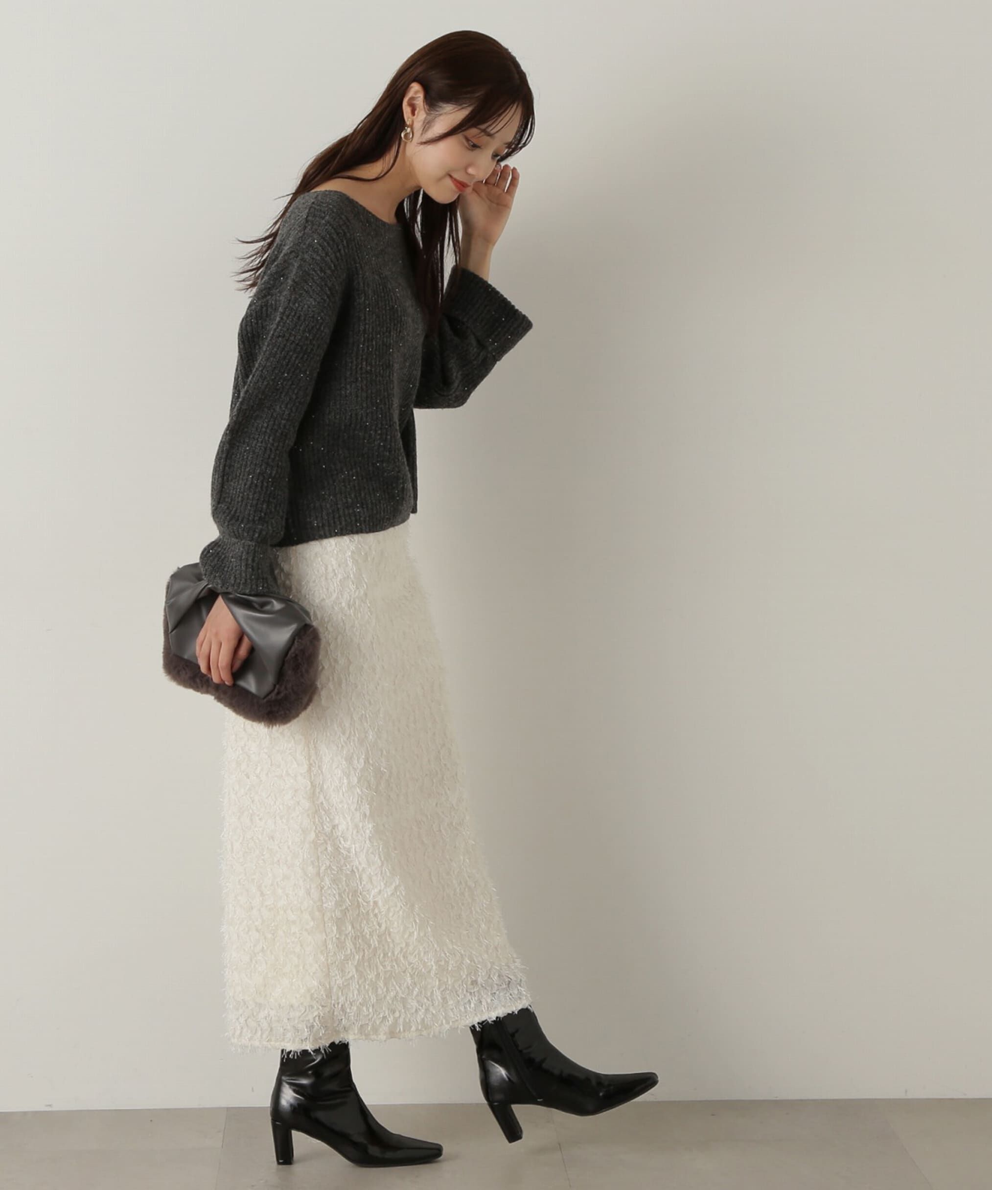 PROPORTION BODY DRESSING「3Dレースタイトスカート」|スカート|