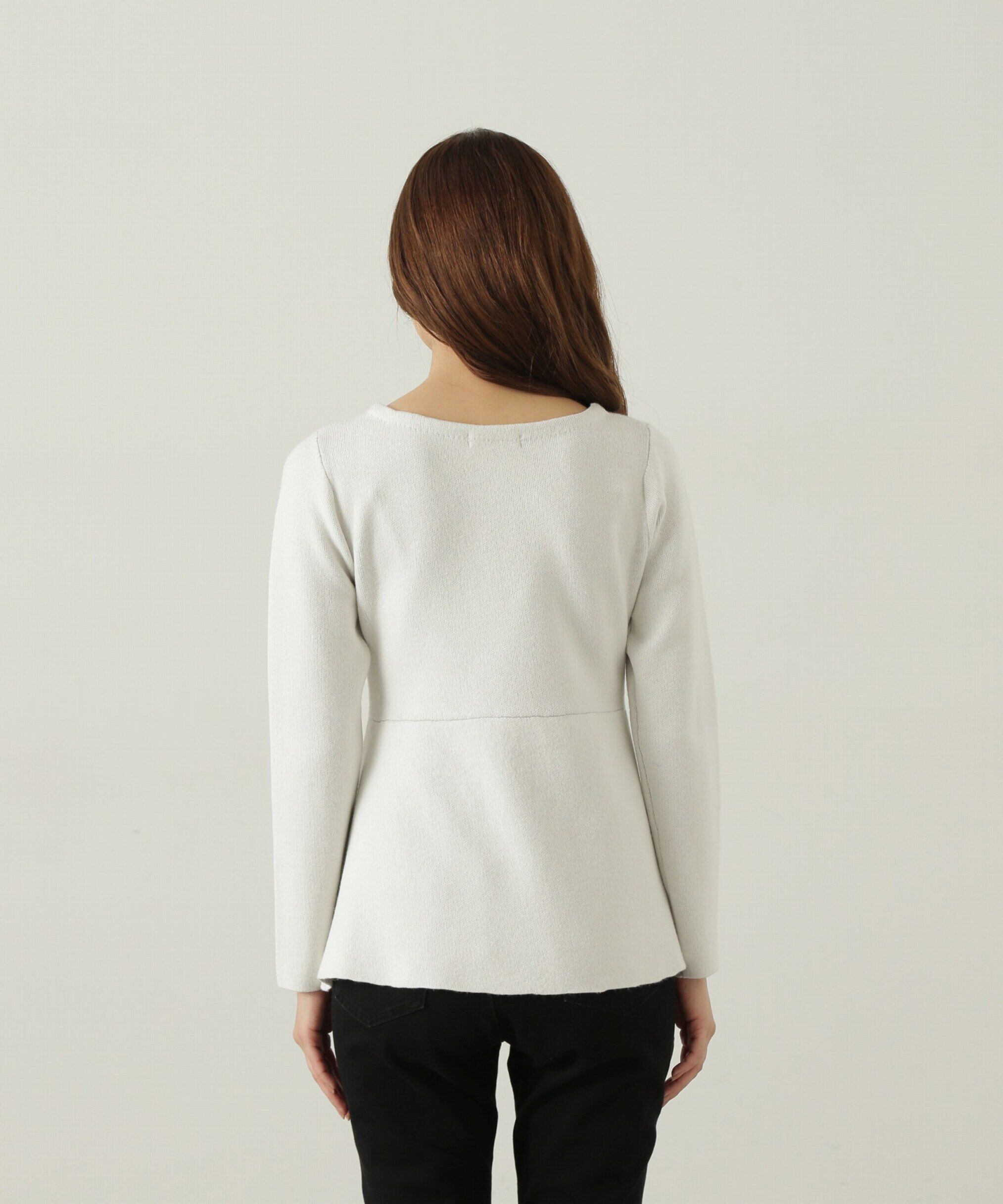 PROPORTION BODY DRESSING「ロゴペプラムニット」|ニット・セーター|