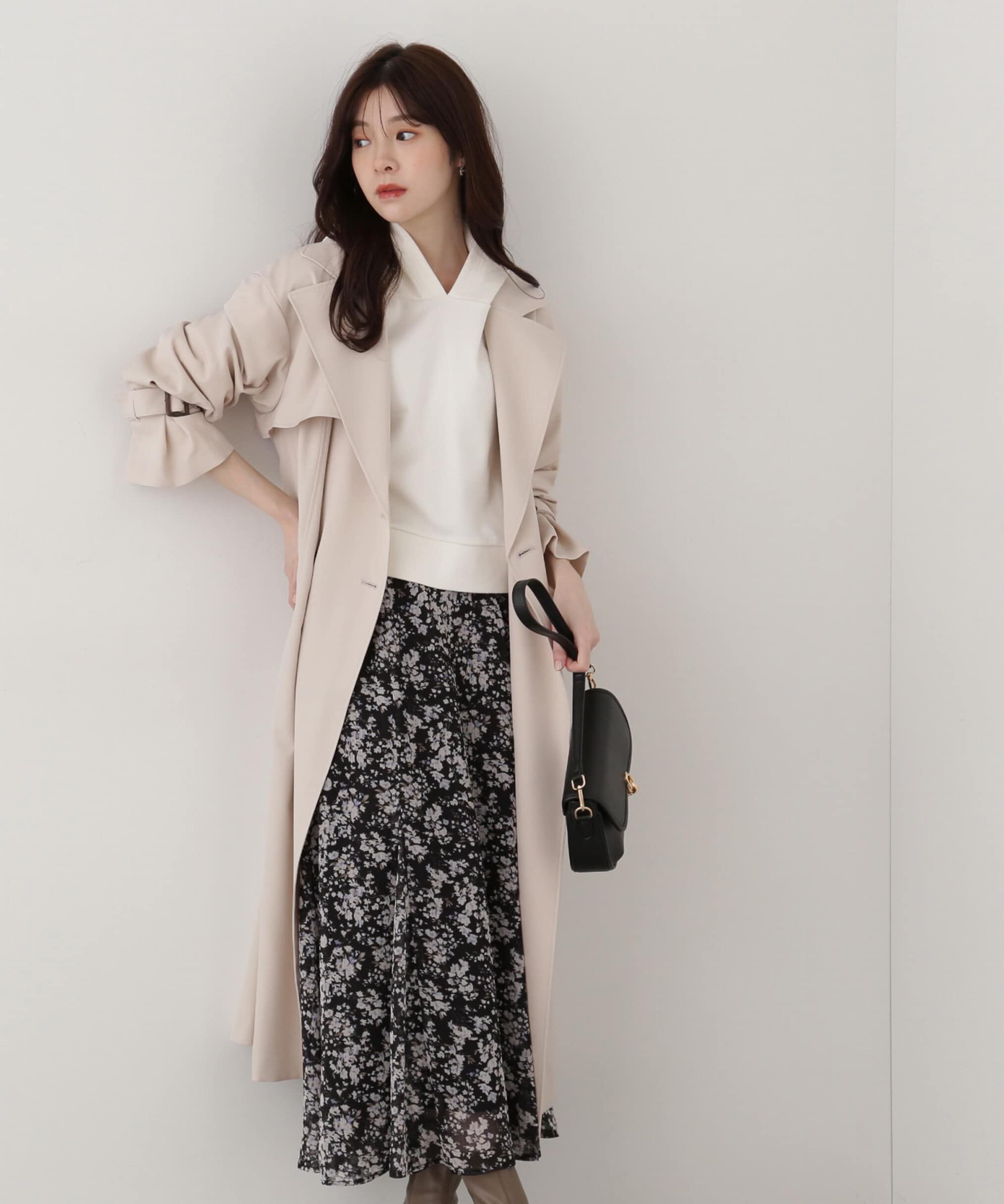PROPORTION BODY DRESSING「リボンブローチ付きフーディー」|Tシャツ・カットソー|