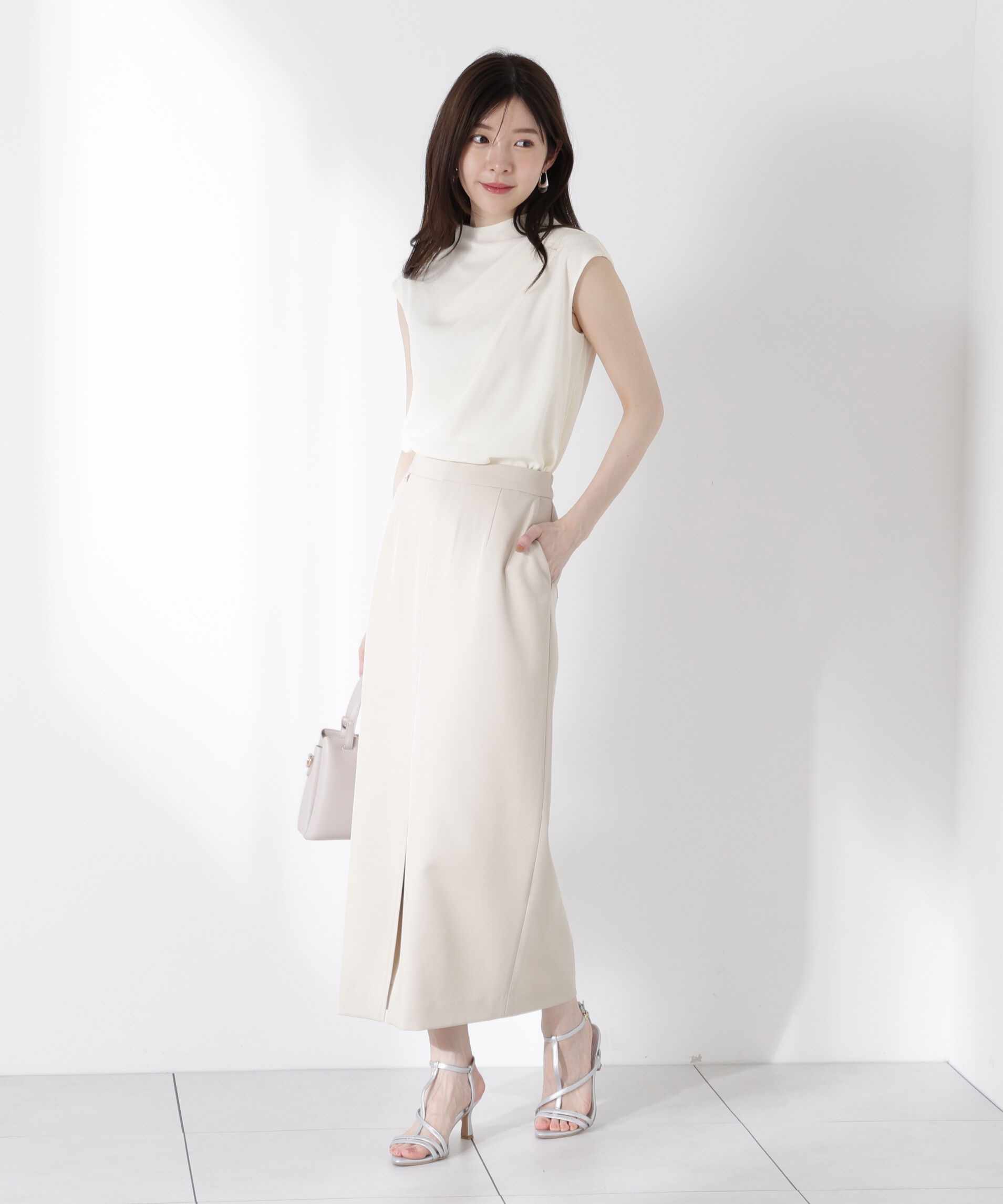 PROPORTION BODY DRESSING「楊柳アシメブラウス」|シャツ・ブラウス|