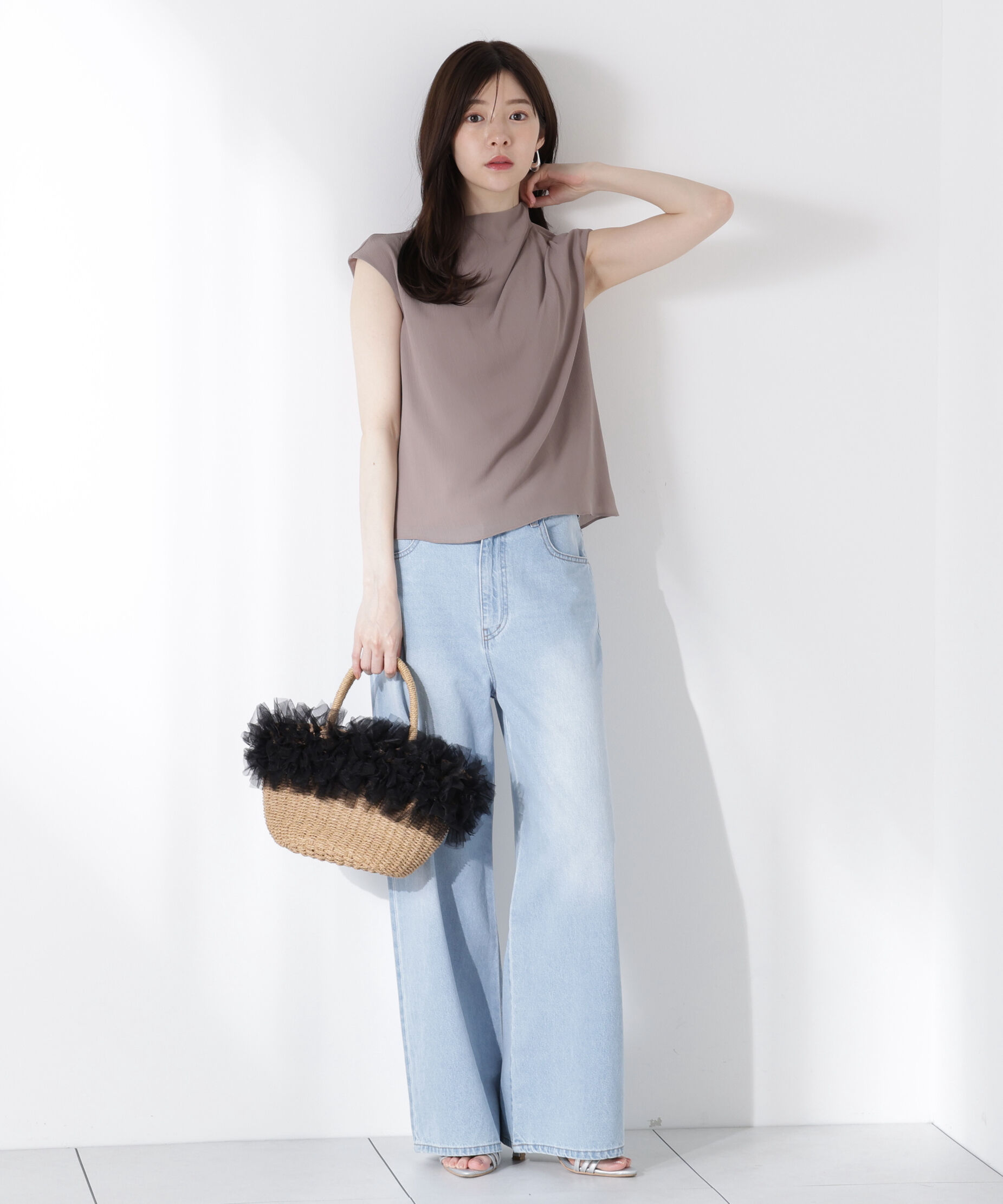 PROPORTION BODY DRESSING「楊柳アシメブラウス」|シャツ・ブラウス|