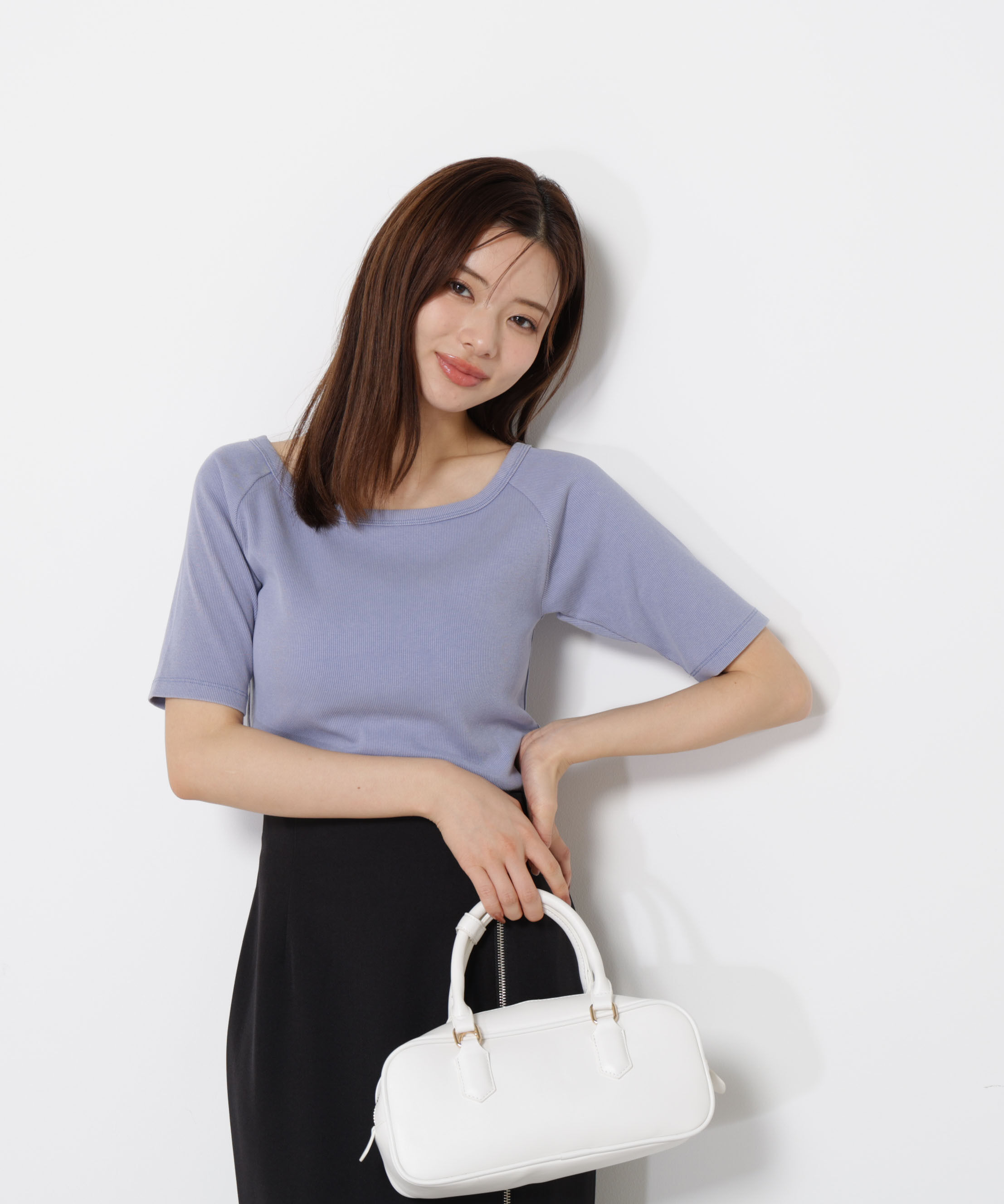 PROPORTION BODY DRESSING「ピグメントリブカットソー」|Tシャツ・カットソー|