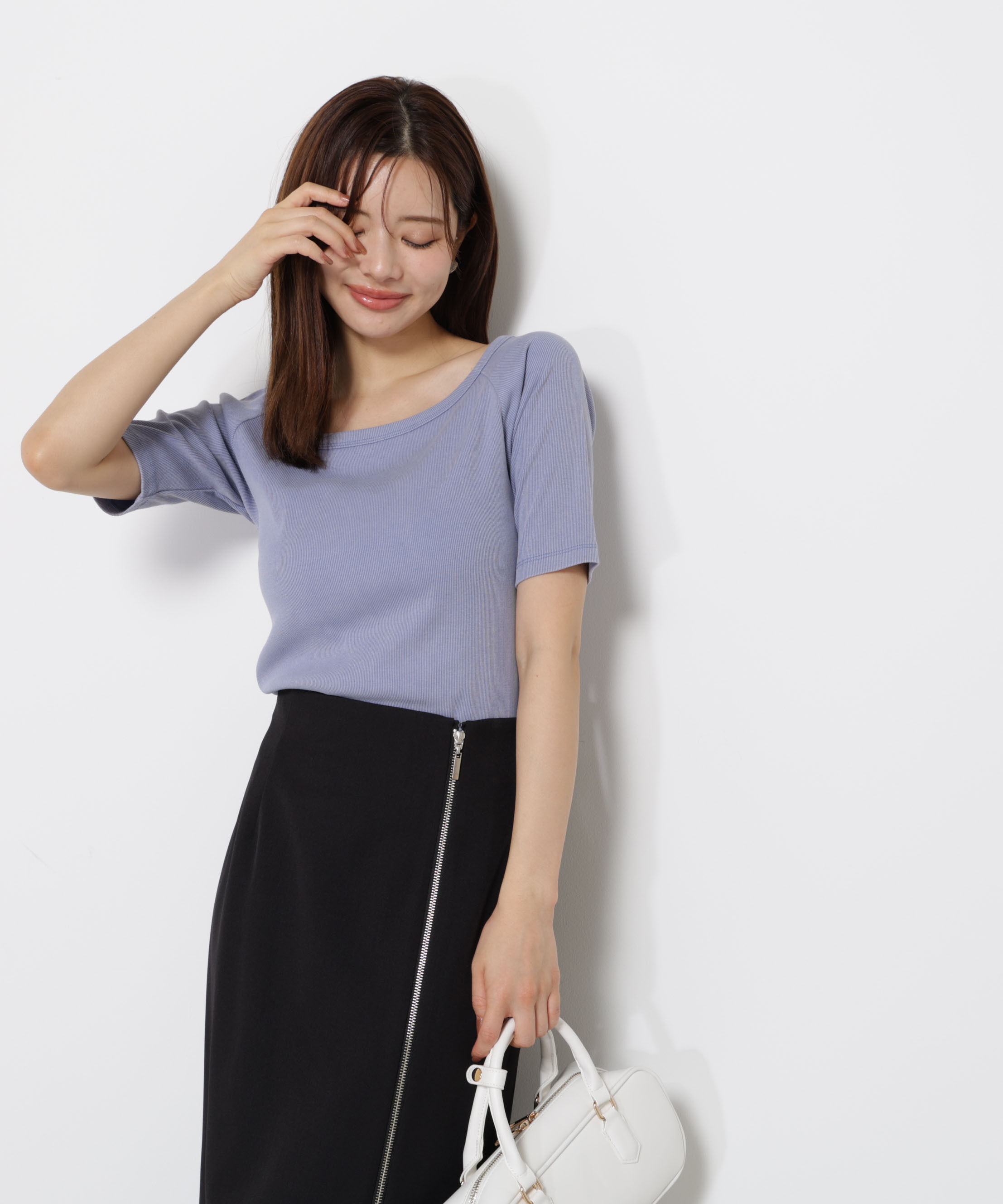 PROPORTION BODY DRESSING「ピグメントリブカットソー」|Tシャツ・カットソー|