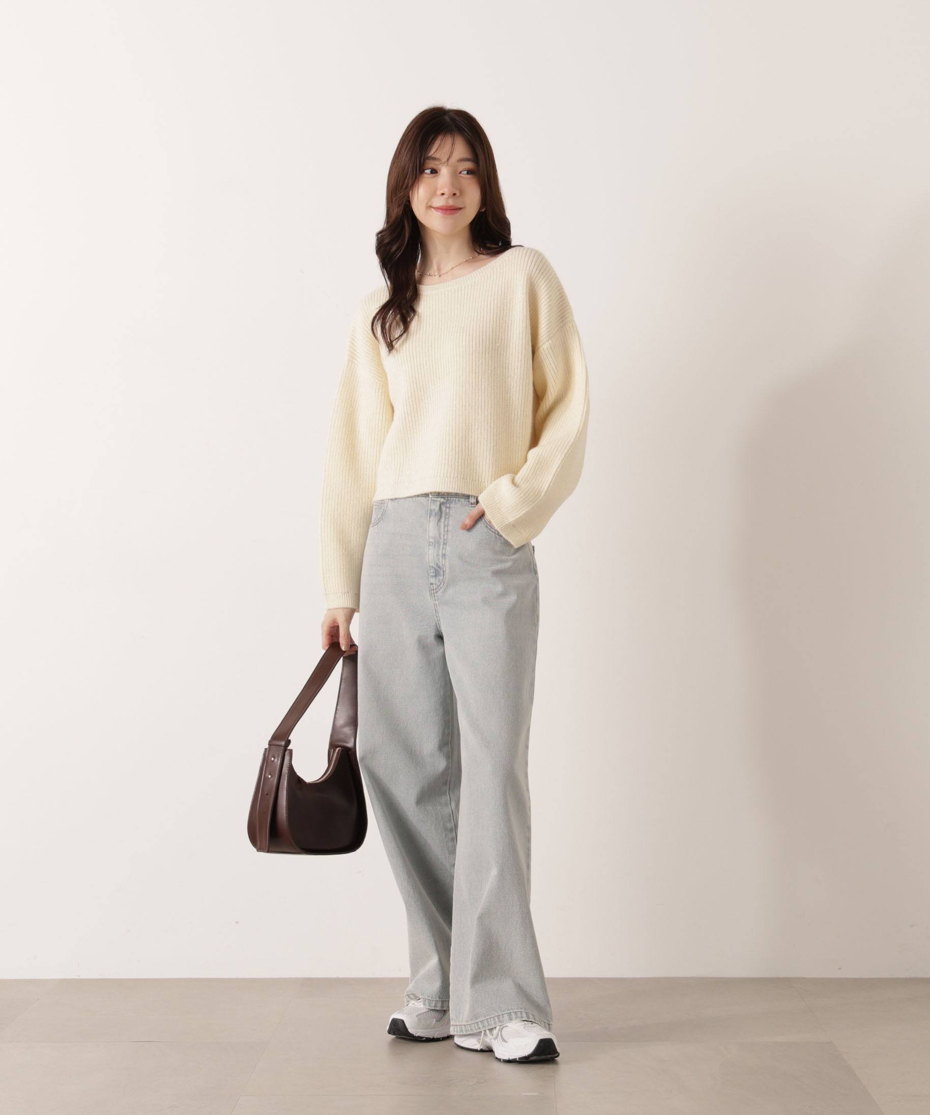 PROPORTION BODY DRESSING「アンジェリーナボックスニット  25AW 」|ニット・セーター|