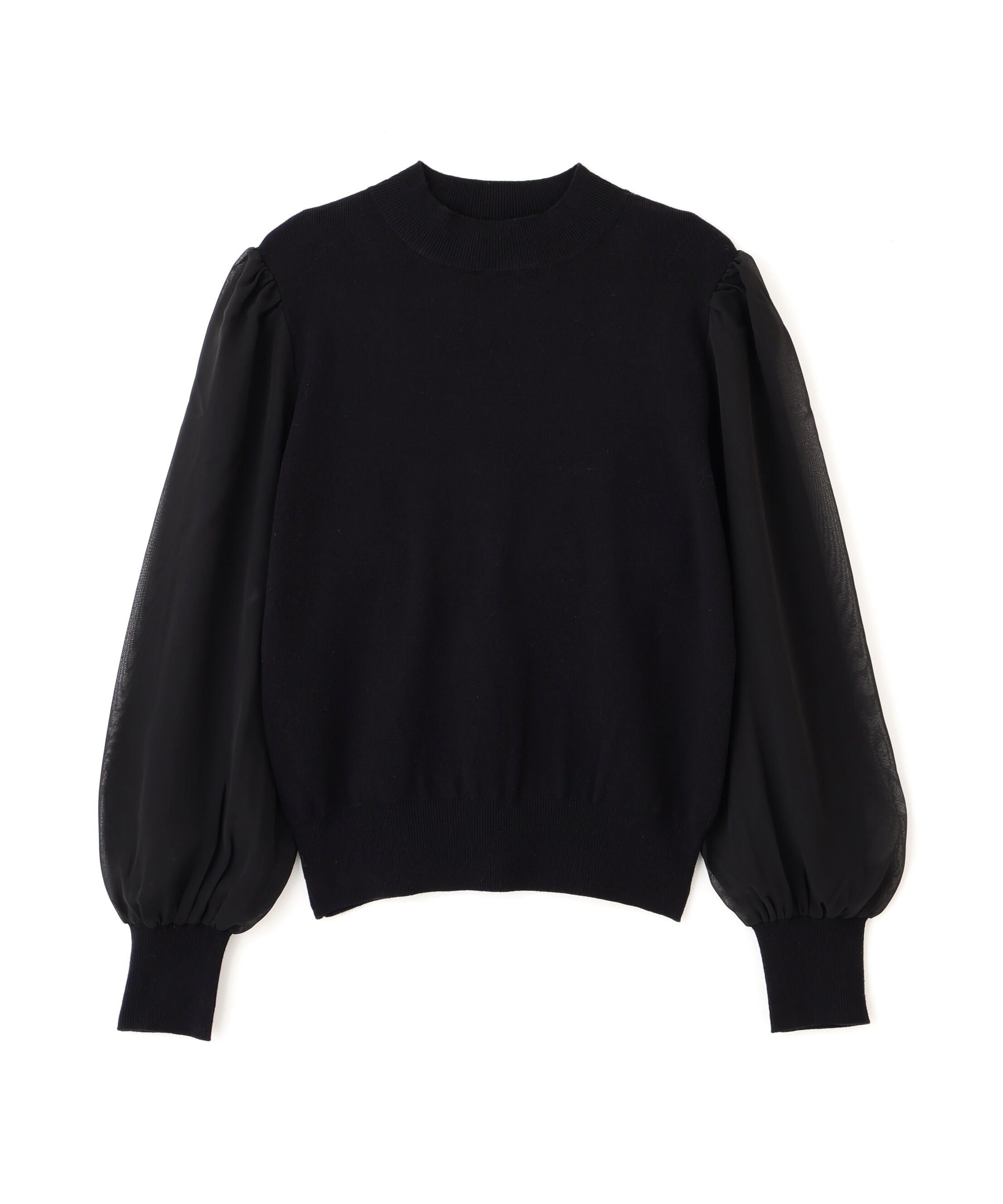 PROPORTION BODY DRESSING「シフォンスリーブニットトップス　25AW」|ニット・セーター|