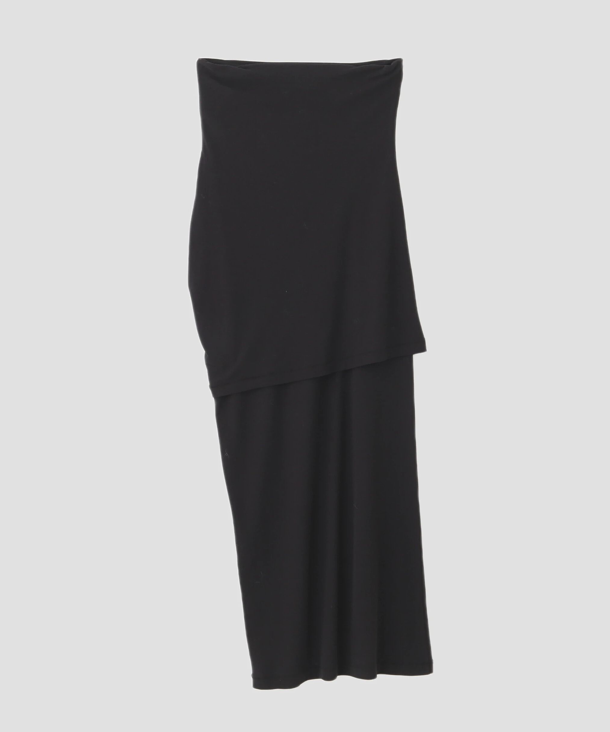 YLEVE 「YLEVE / 80/2 HIGH-TWISTED GAUZE BARE JERSEY ONE PIECE SKIRT」|ワンピース|ブラック