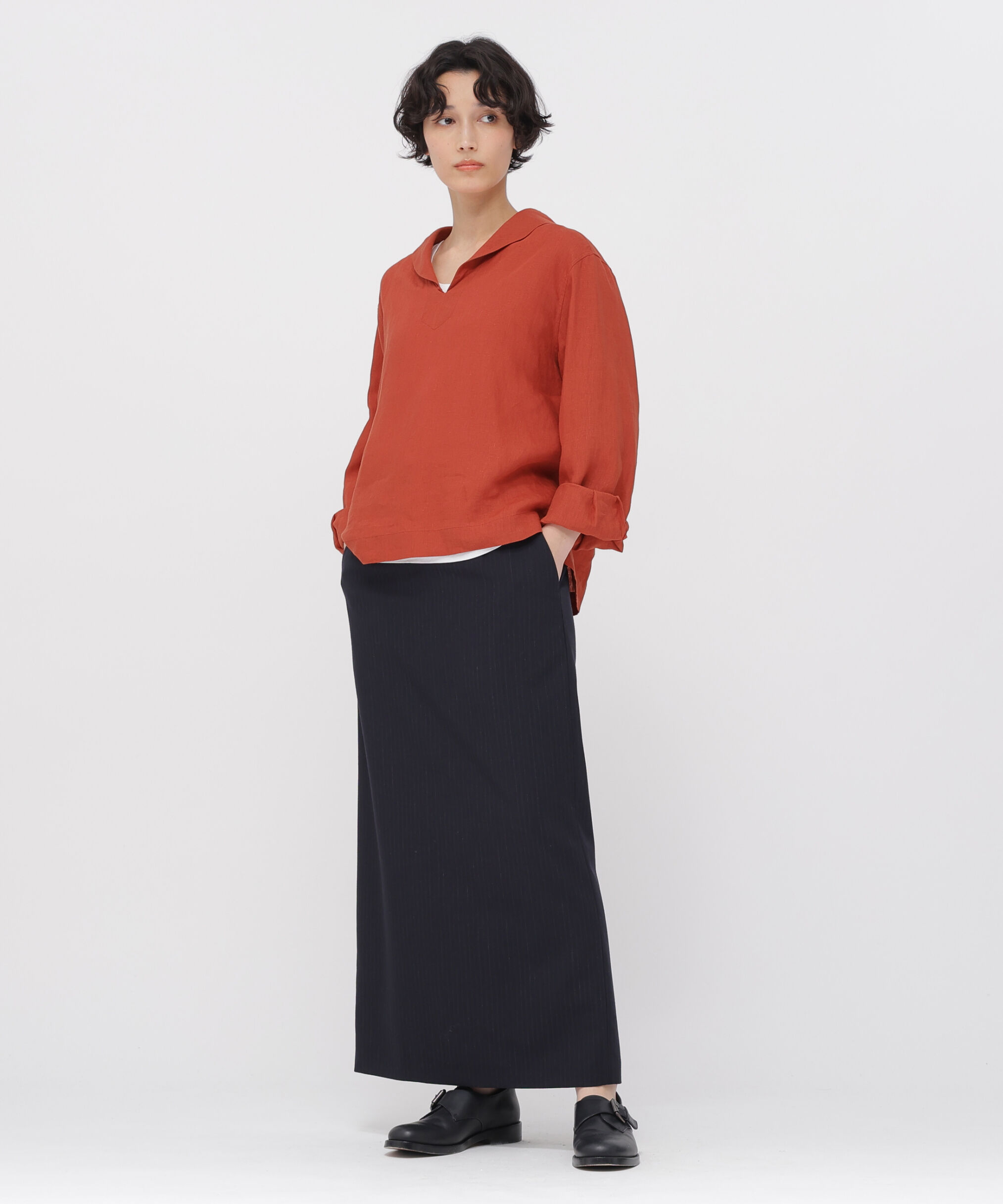  「SHIRTING LINEN SHIRT」|シャツ・ブラウス|