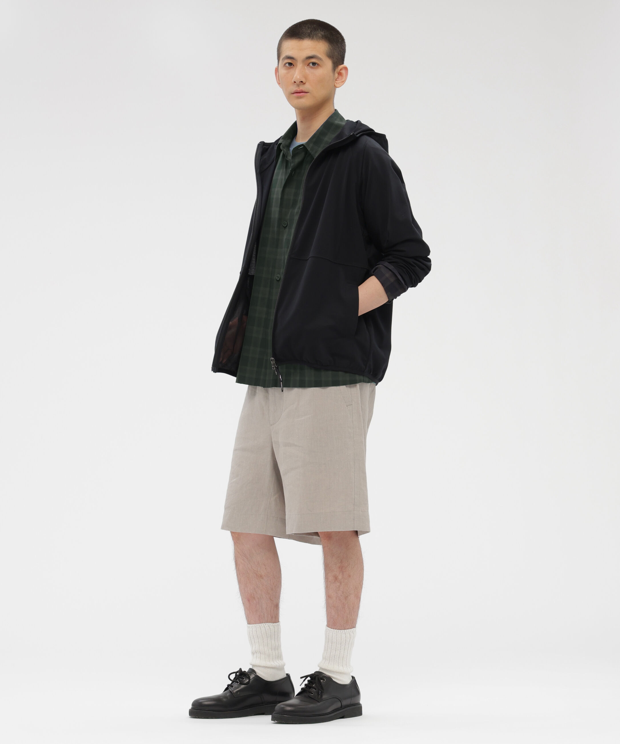 MARGARET HOWELL「COTTON VOILE CHECK SHIRT」|シャツ・ブラウス|