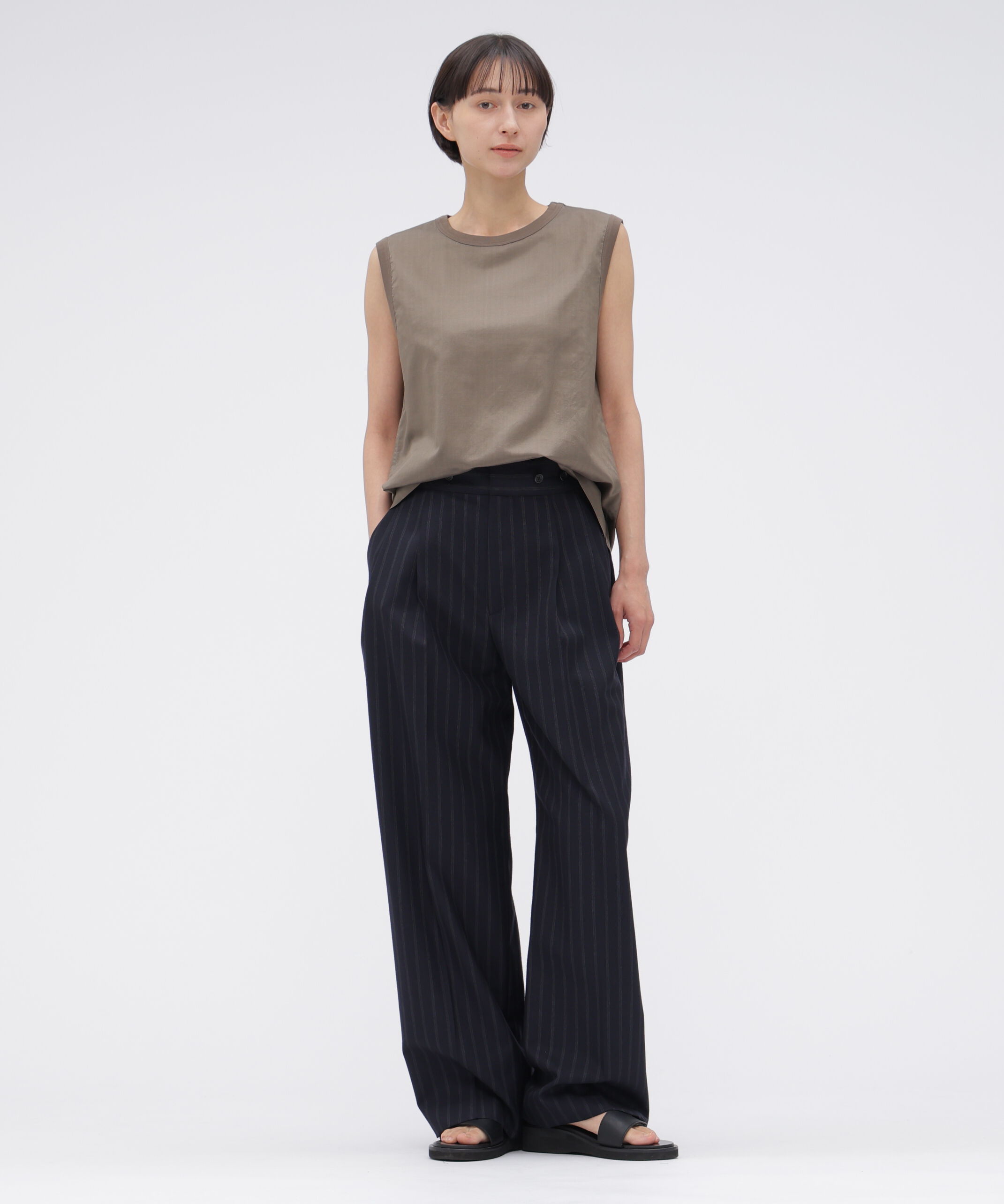  「WASHABLE SILK POPLIN SHIRT」|シャツ・ブラウス|