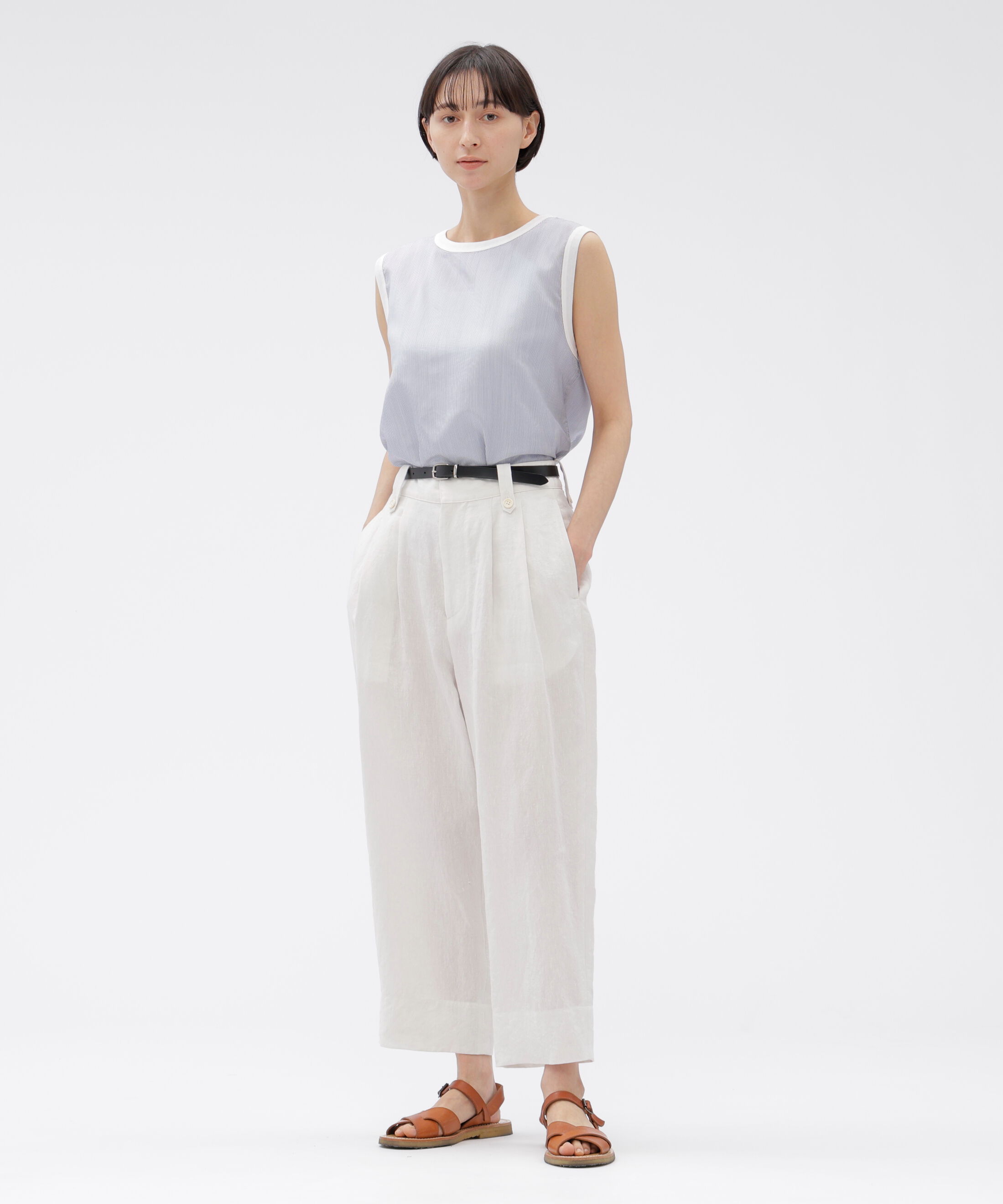  「WASHABLE SILK POPLIN SHIRT」|シャツ・ブラウス|