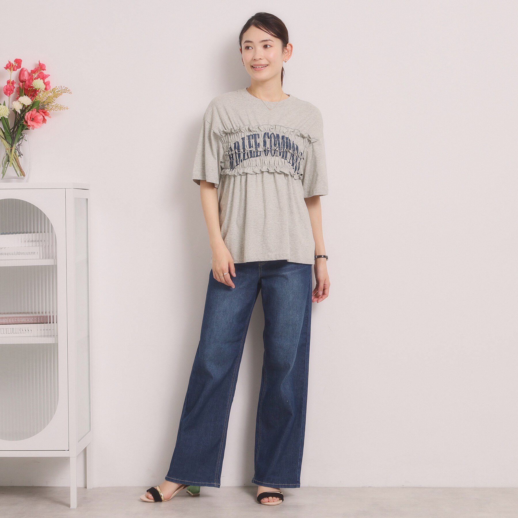 ITS&rsquo;DEMO「＜Lee＞ SHIRRING TEE」|Tシャツ・カットソー|