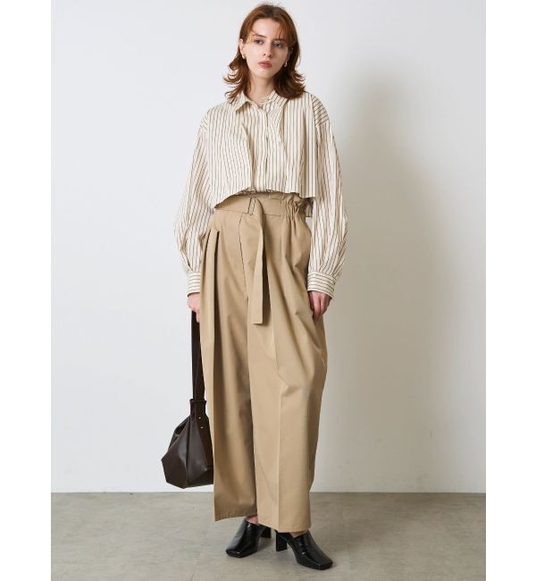ELENDEEK「STRIPE LAYERED SH」|シャツ・ブラウス|