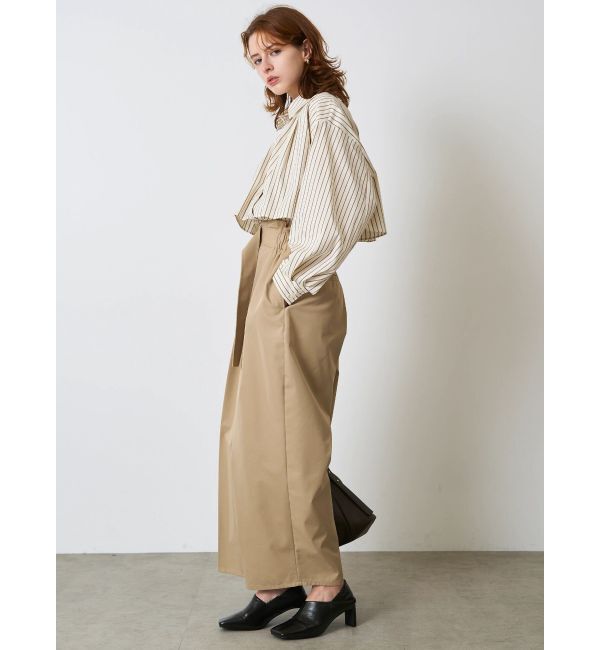 ELENDEEK「STRIPE LAYERED SH」|シャツ・ブラウス|