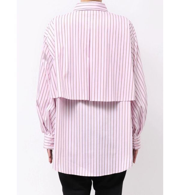 ELENDEEK「STRIPE LAYERED SH」|シャツ・ブラウス|
