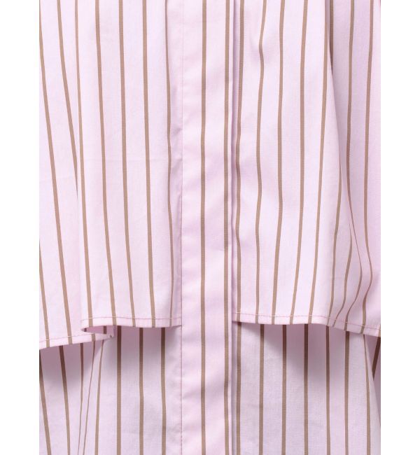 ELENDEEK「STRIPE LAYERED SH」|シャツ・ブラウス|
