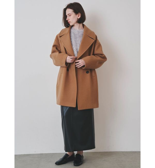 ELENDEEK「BIG COLLAR WOOL CT」|チェスターコート|
