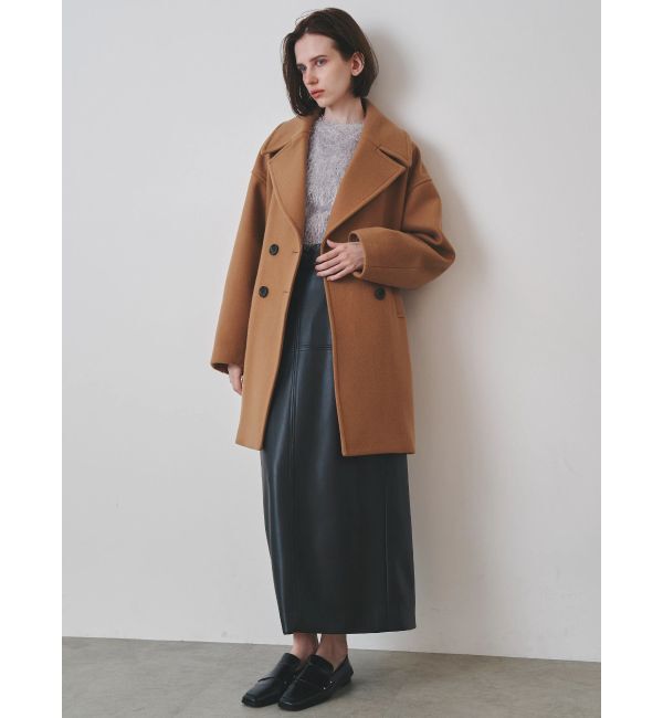 ELENDEEK「BIG COLLAR WOOL CT」|チェスターコート|