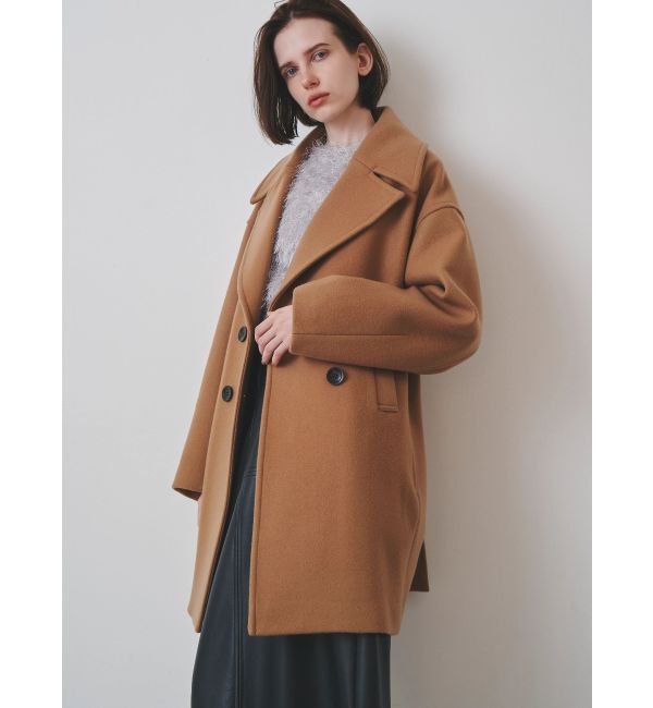 ELENDEEK「BIG COLLAR WOOL CT」|チェスターコート|