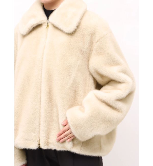 ELENDEEK「FUR ZIP BZ」|ブルゾン・スタジャン|