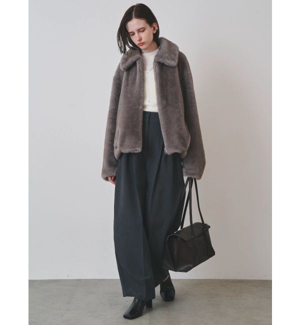 ELENDEEK「FUR ZIP BZ」|ブルゾン・スタジャン|
