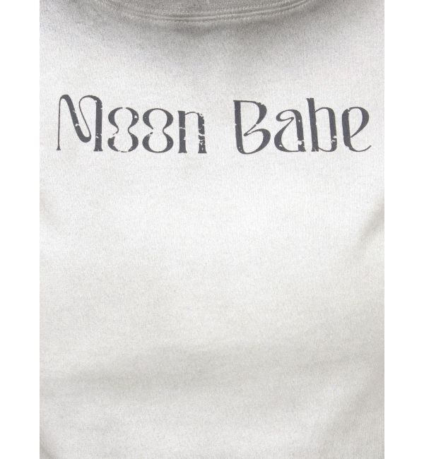 EVRIS「MOON BABE ロゴクロップドTシャツ」|Tシャツ・カットソー|