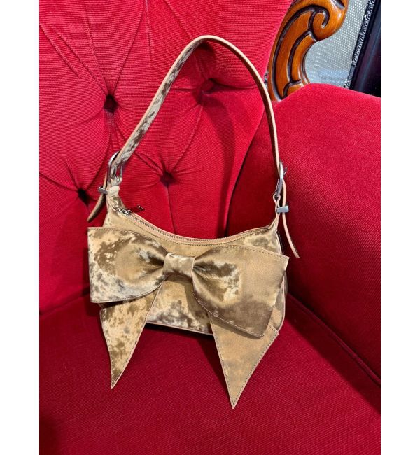 EVRIS「RIBBONハンドBAG」|ハンドバッグ|ブラウン
