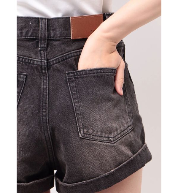 EVRIS「マイクロミニスタッズデニムショートパンツ【セットアップ着用可能】」|デニム|
