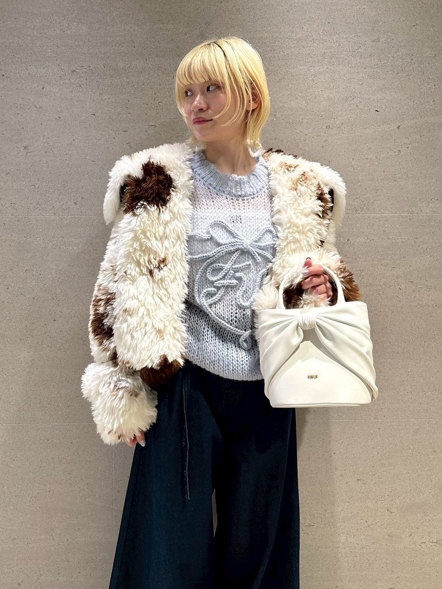 FURFUR「リボンモチーフバッグ」|ハンドバッグ|