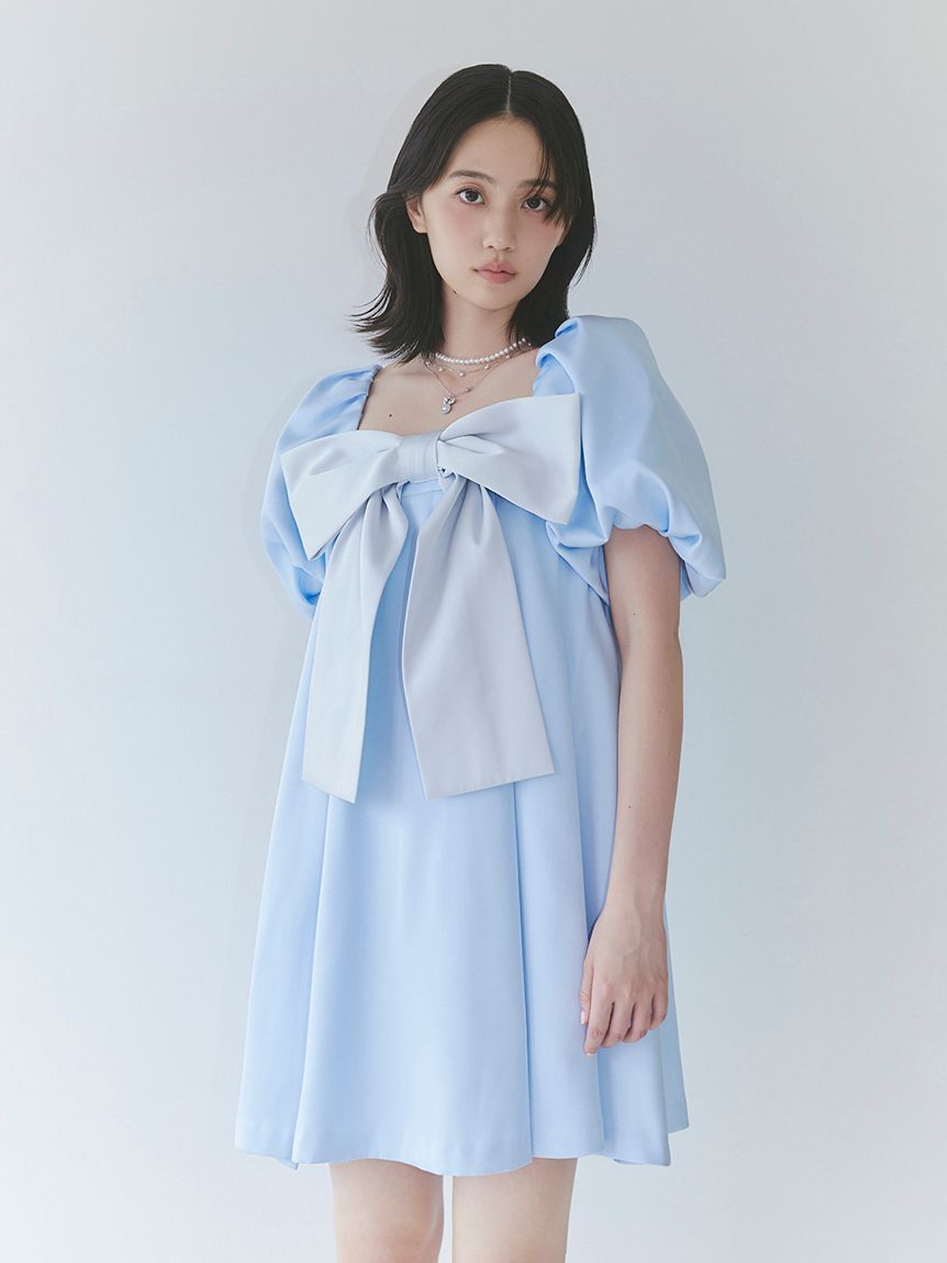 FURFUR「【限定カラー】ビッグリボンミニドレス」|チュニック|