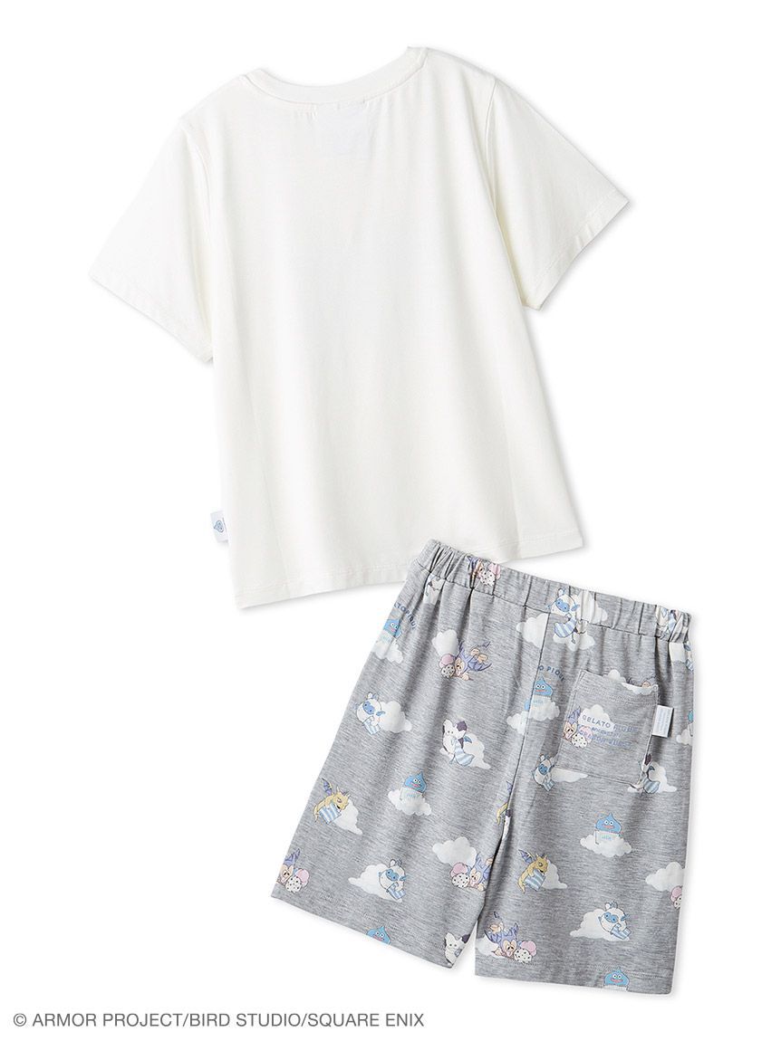 GELATO PIQUE KIDS & BABY「【ドラゴンクエスト】【ジュニア】【販路限定】ワンポイントTシャツ&総柄ショートパンツセット」|ルームウェア|