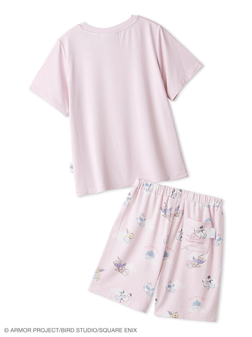 GELATO PIQUE KIDS & BABY「【ドラゴンクエスト】【ジュニア】【販路限定】ワンポイントTシャツ&総柄ショートパンツセット」|ルームウェア|