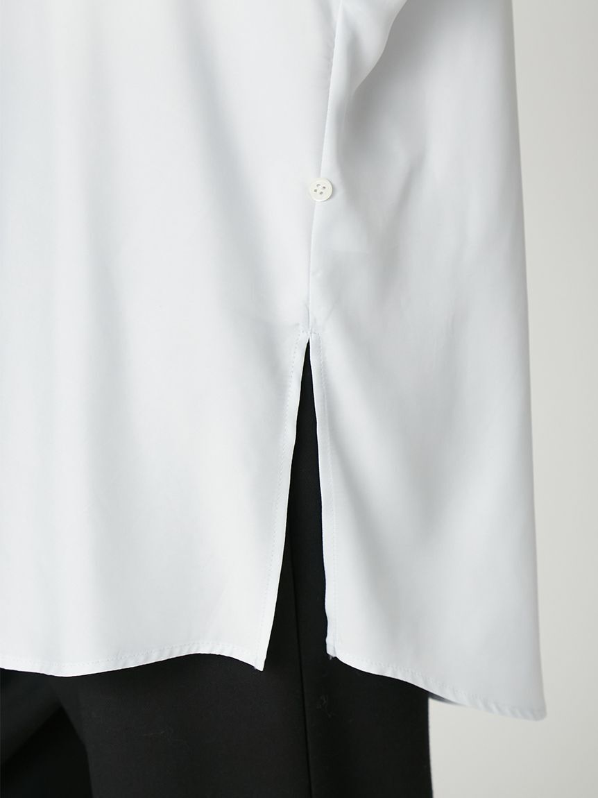 FRAY I.D「【ウォッシャブル】2wayサテンボウタイスキッパーシャツ」|シャツ・ブラウス|