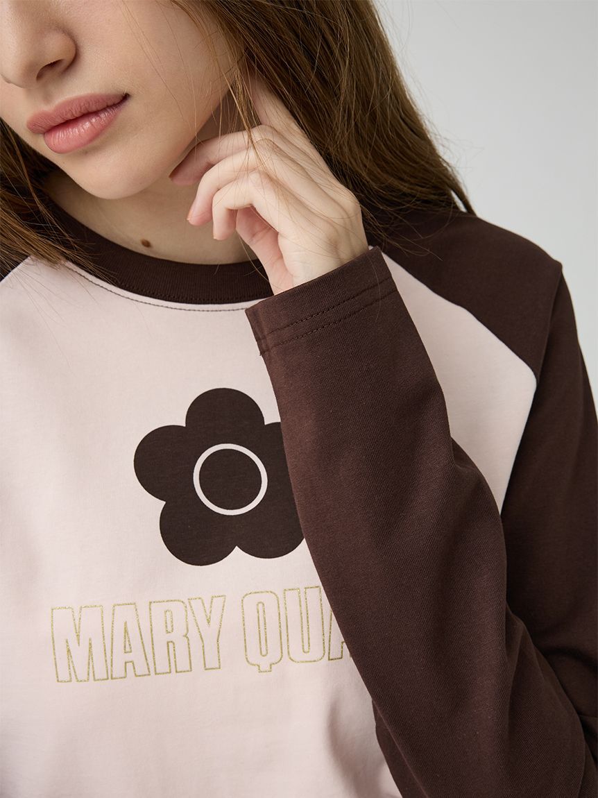 LILY BROWN「【LILY BROWN&times;MARY QUANT】デイジープリントラグランロンT」|Tシャツ・カットソー|