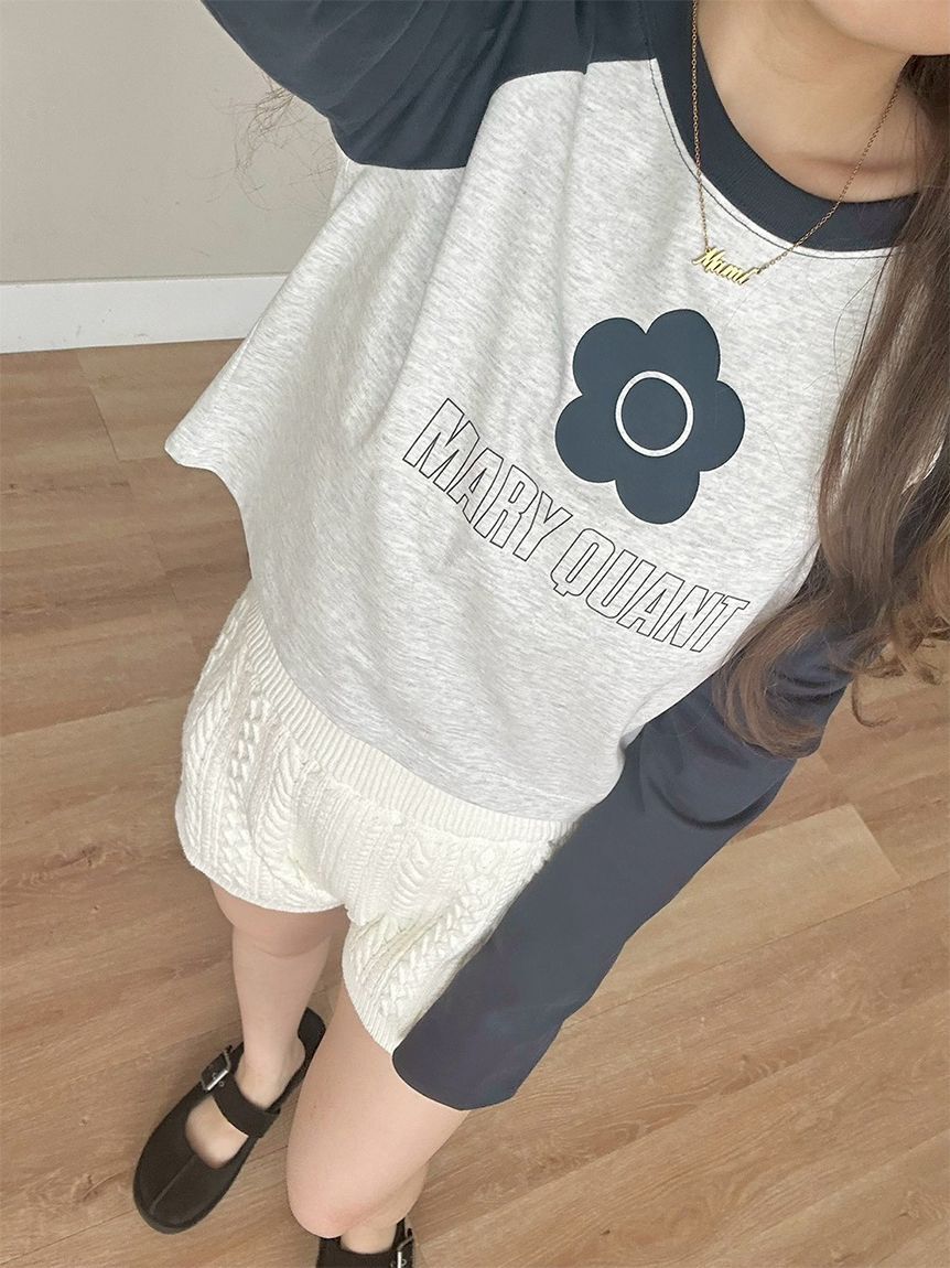 LILY BROWN「【LILY BROWN&times;MARY QUANT】デイジープリントラグランロンT」|Tシャツ・カットソー|