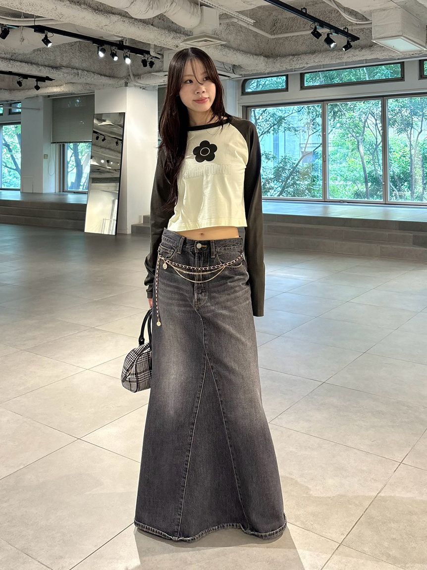 LILY BROWN「【LILY BROWN&times;MARY QUANT】デイジープリントラグランロンT」|Tシャツ・カットソー|