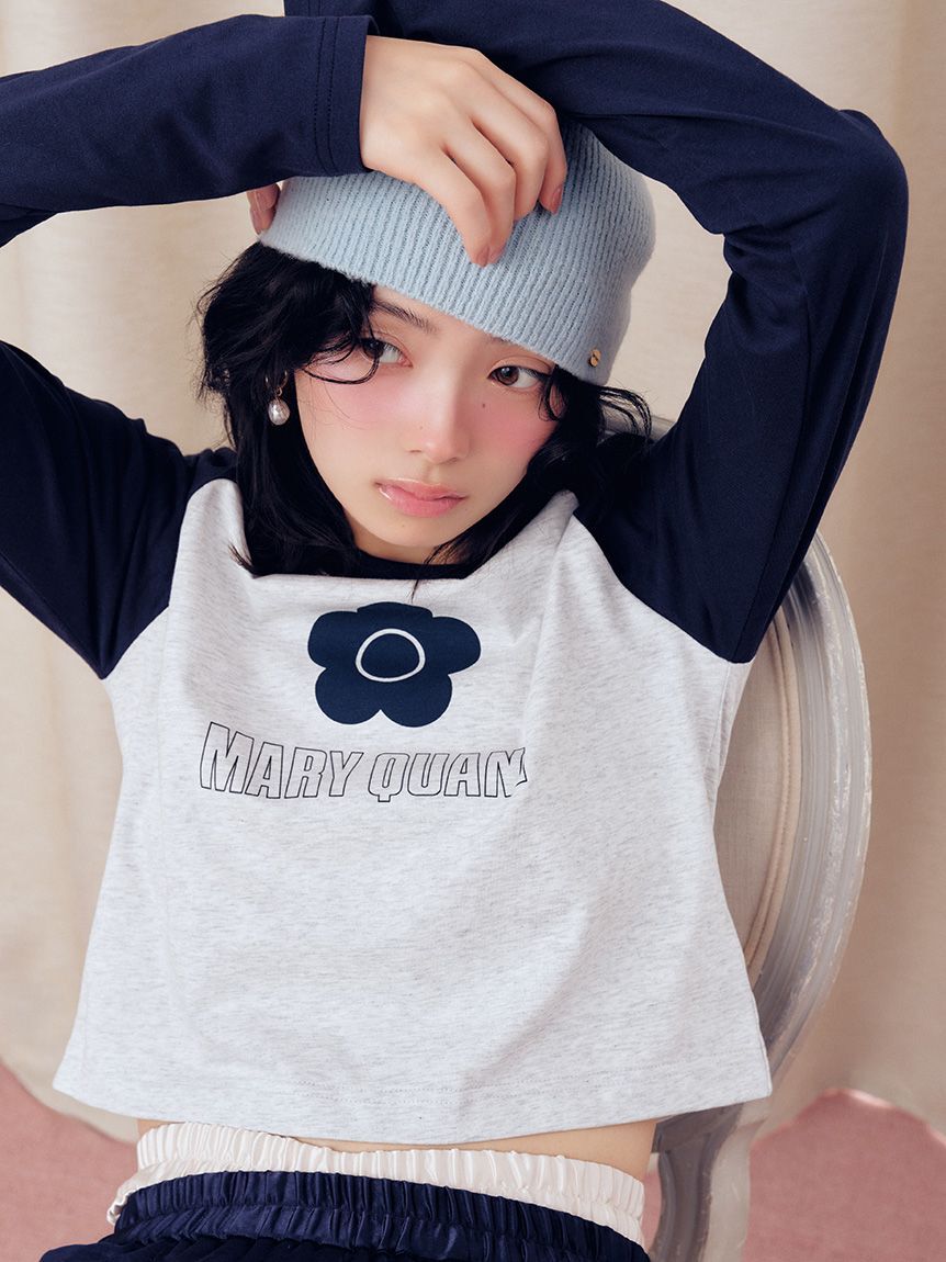 LILY BROWN「【LILY BROWN&times;MARY QUANT】デイジープリントラグランロンT」|Tシャツ・カットソー|