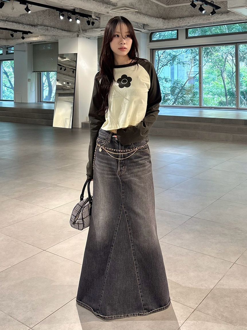 LILY BROWN「【LILY BROWN&times;MARY QUANT】デイジープリントラグランロンT」|Tシャツ・カットソー|